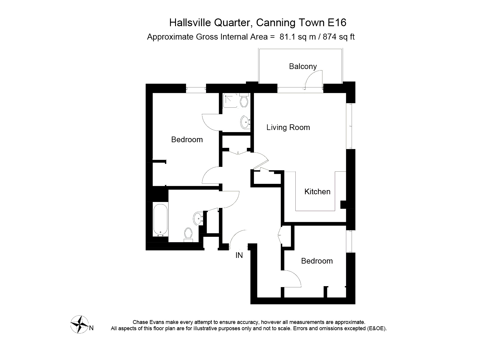 2 Bedrooms Flat to rent in Hallsville Quarter, Sherrington Court, Canning Town E16