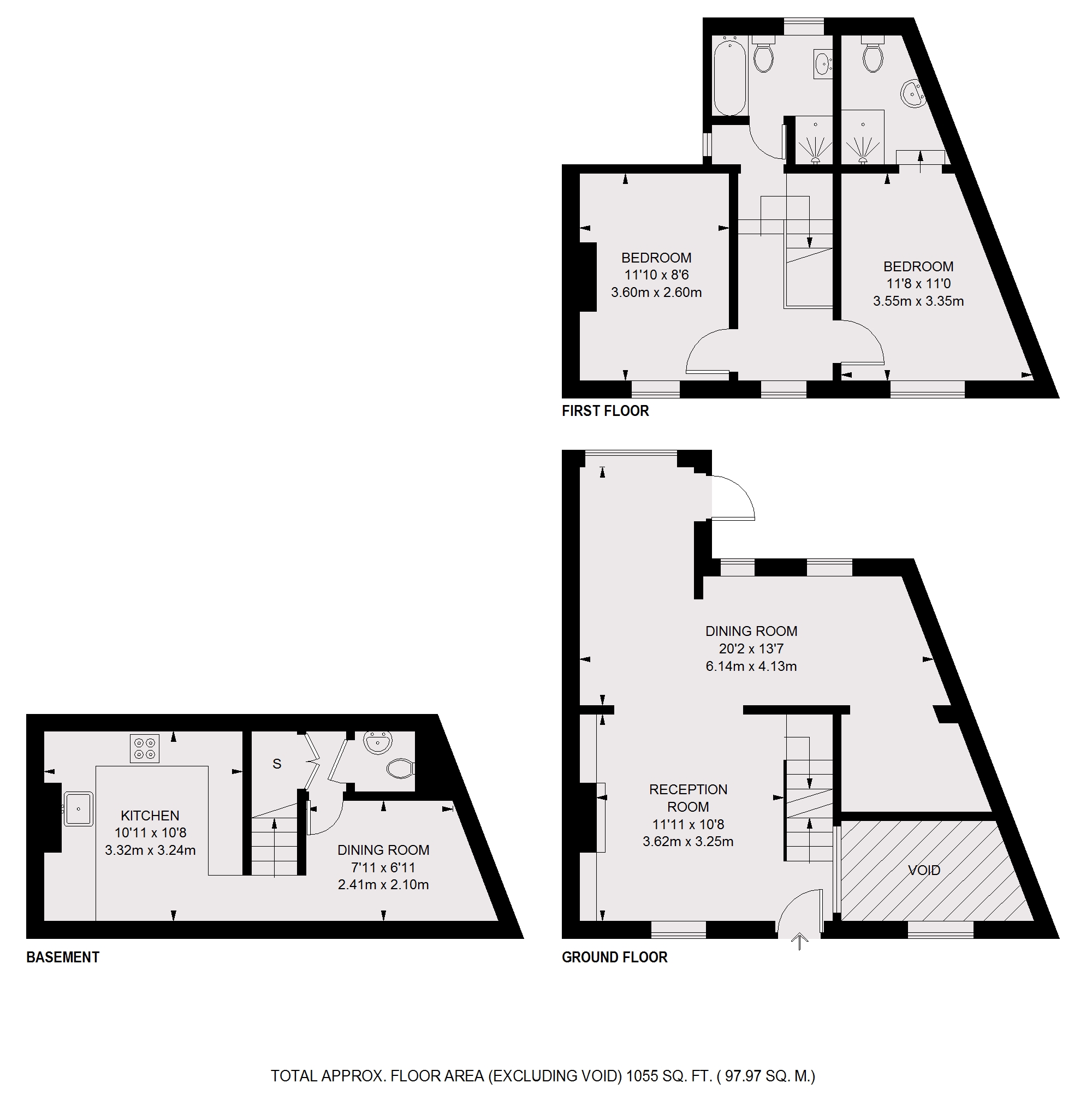 2 bed terraced house for sale in Whittlesey Street, London SE1 Zoopla