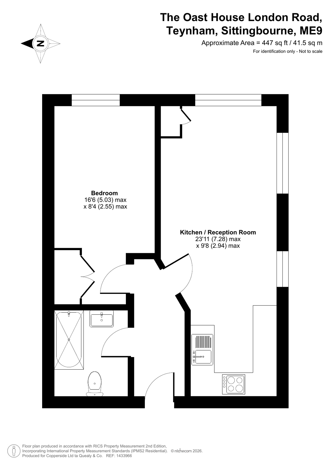 Flat 11, The Oast House,, London Road, Sittingbourne floorplan