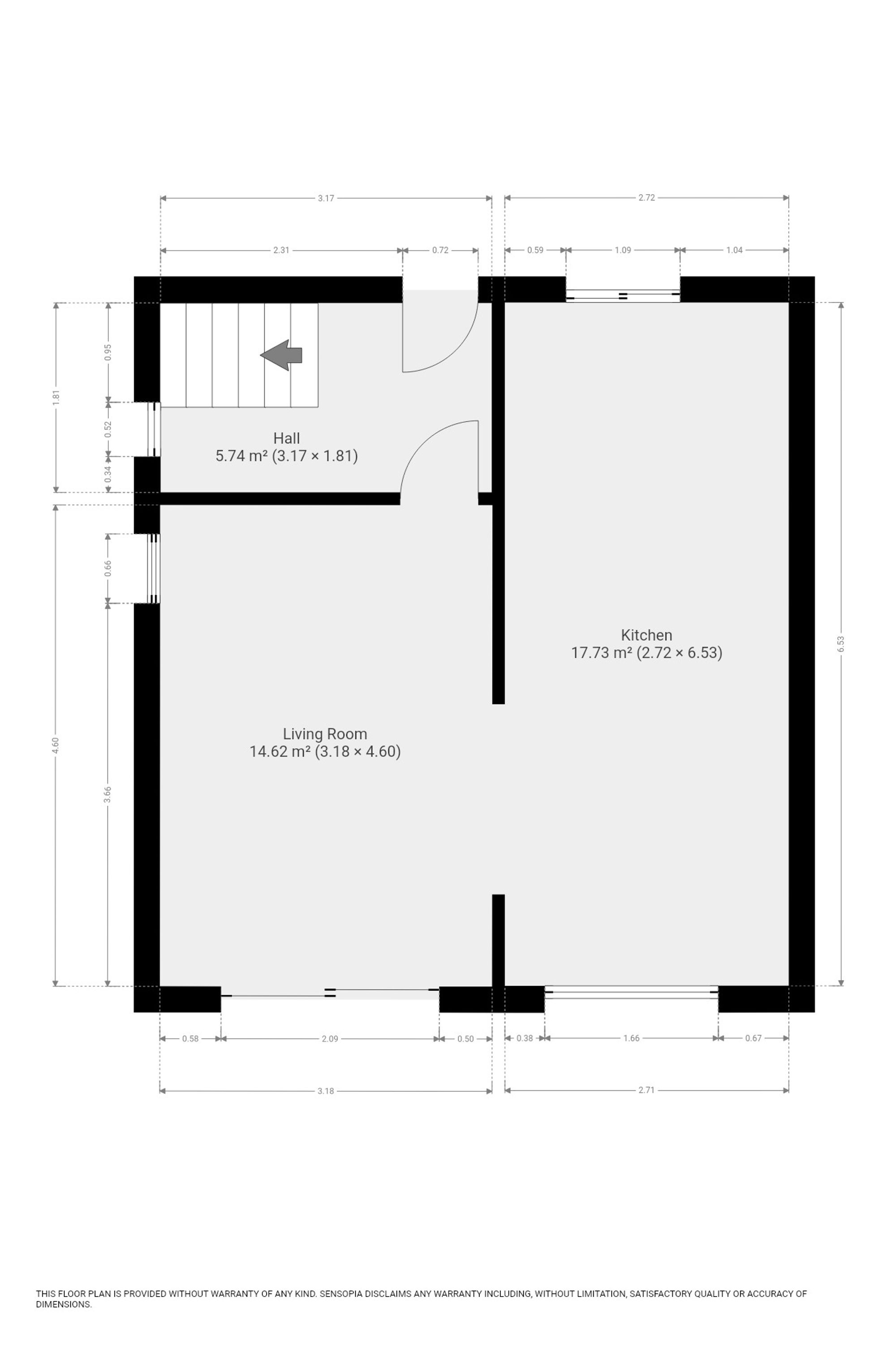 1 Cavendish Court, Durham floorplan