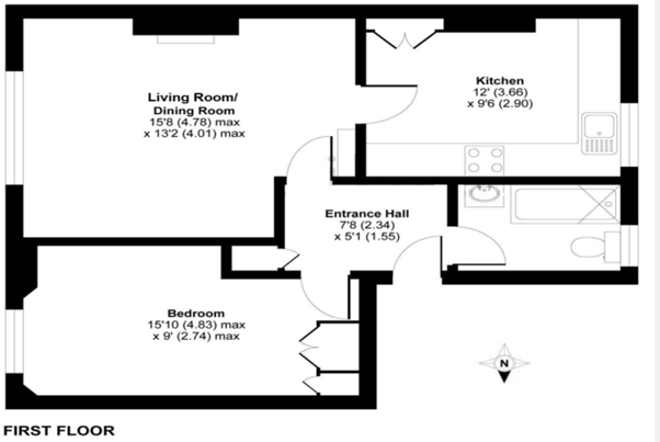 Flat 3, River Terrace, Henley On Thames floorplan