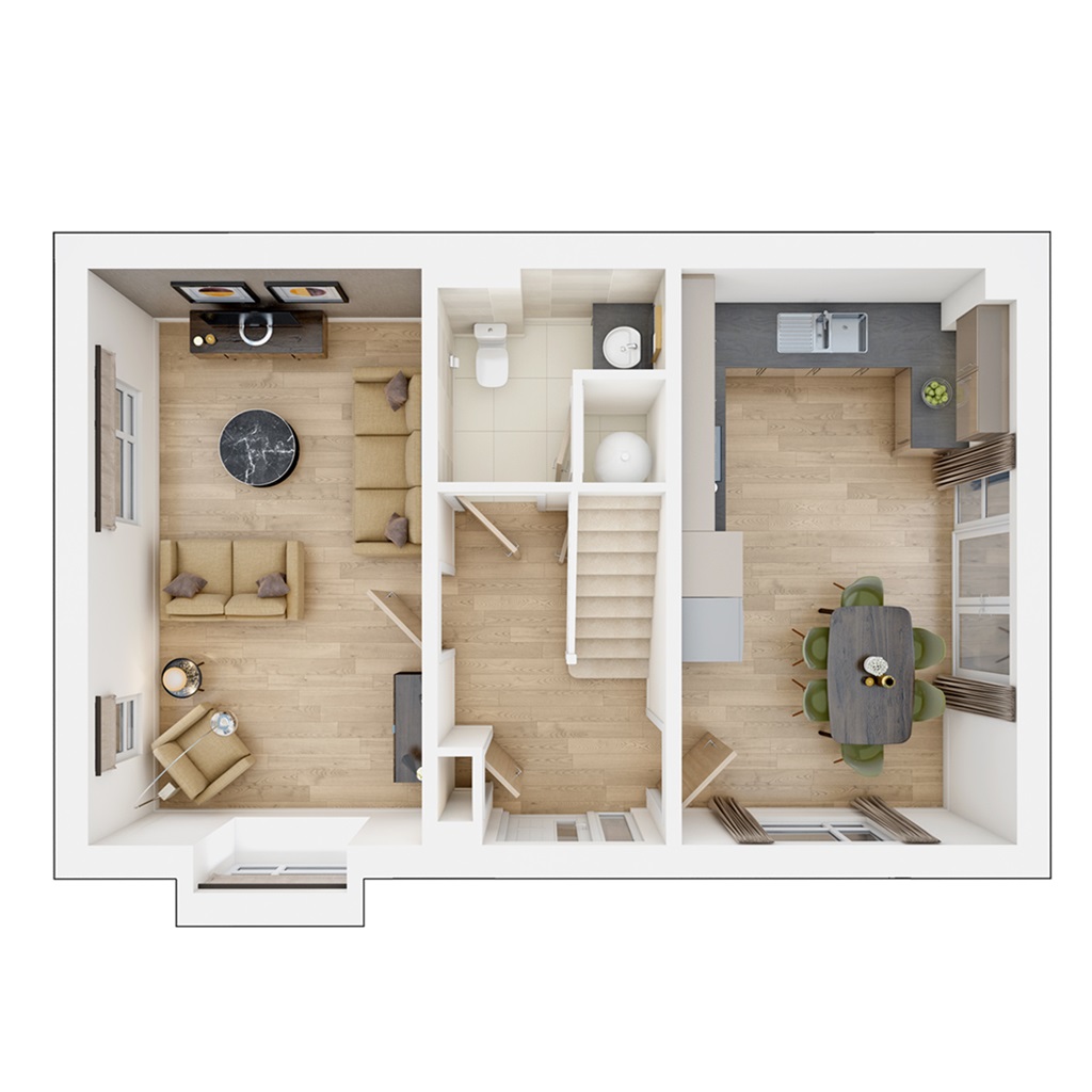 The Aynesdale - Plot 249, Auster Place At Brightwell Lakes, Auster Way, Martlesham floorplan