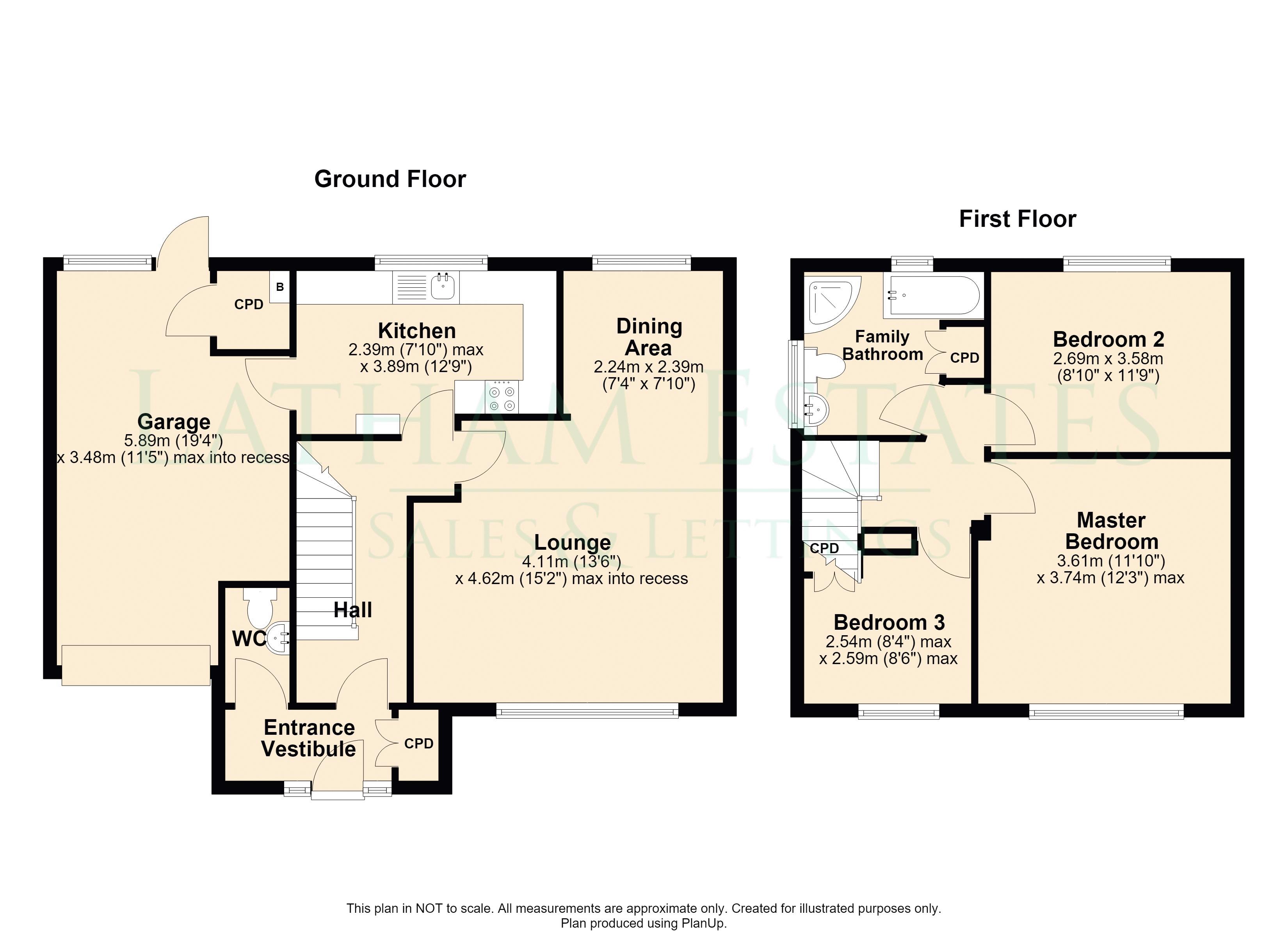 11, Dunbar Close, Holmes Chapel floorplan