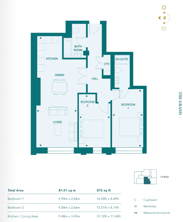 4 The Grand Apartments, Leigh-On-Sea floorplan