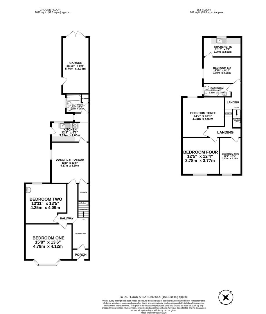 71, Brackenbury Road, Preston floorplan
