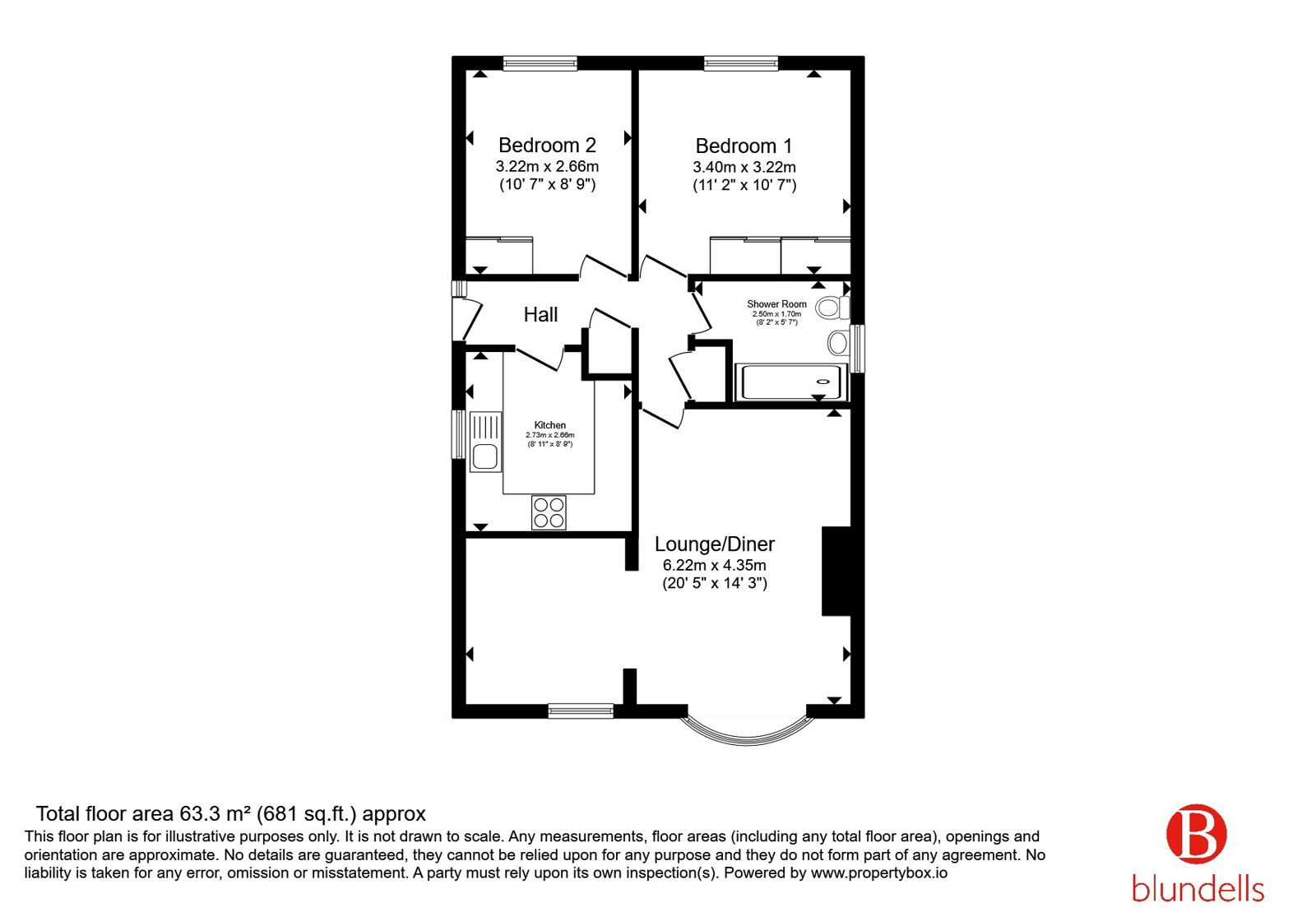 2, Nether Oak Close, Sheffield floorplan