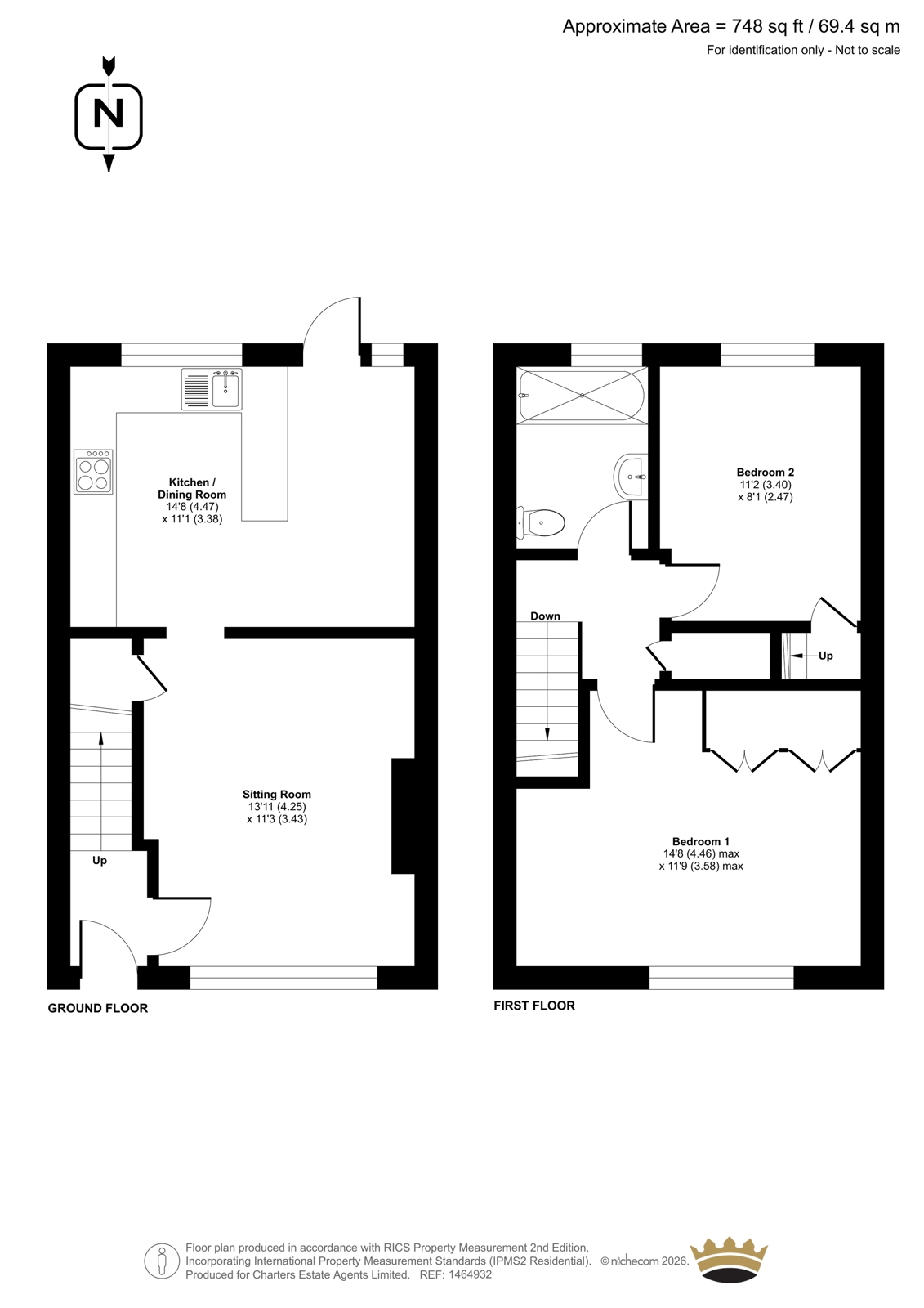 9, Daniel Close, Lancing floorplan