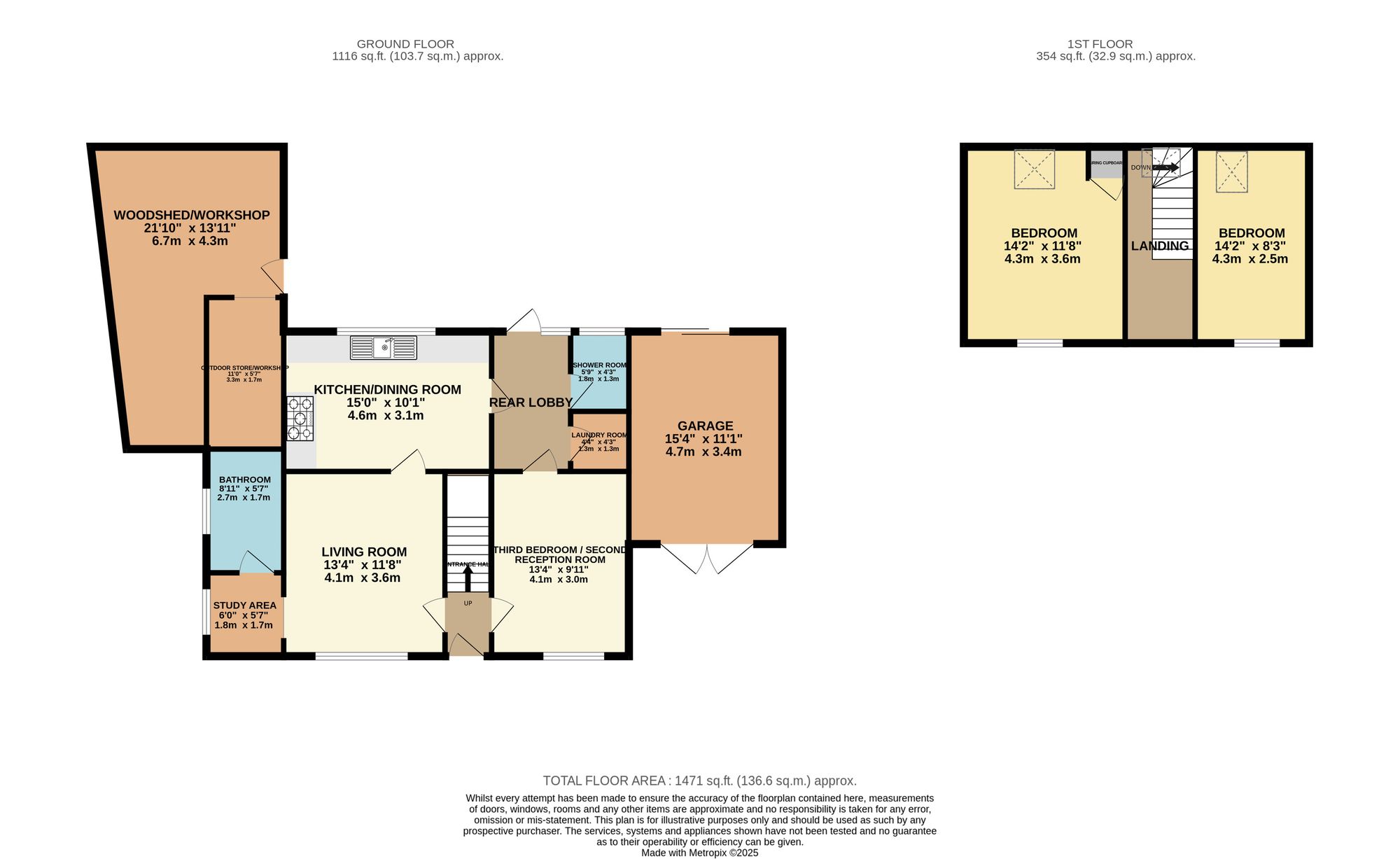 Gorgeous Detached Cottage with Parking & Garage, 25 Northfield Road, Narberth floorplan