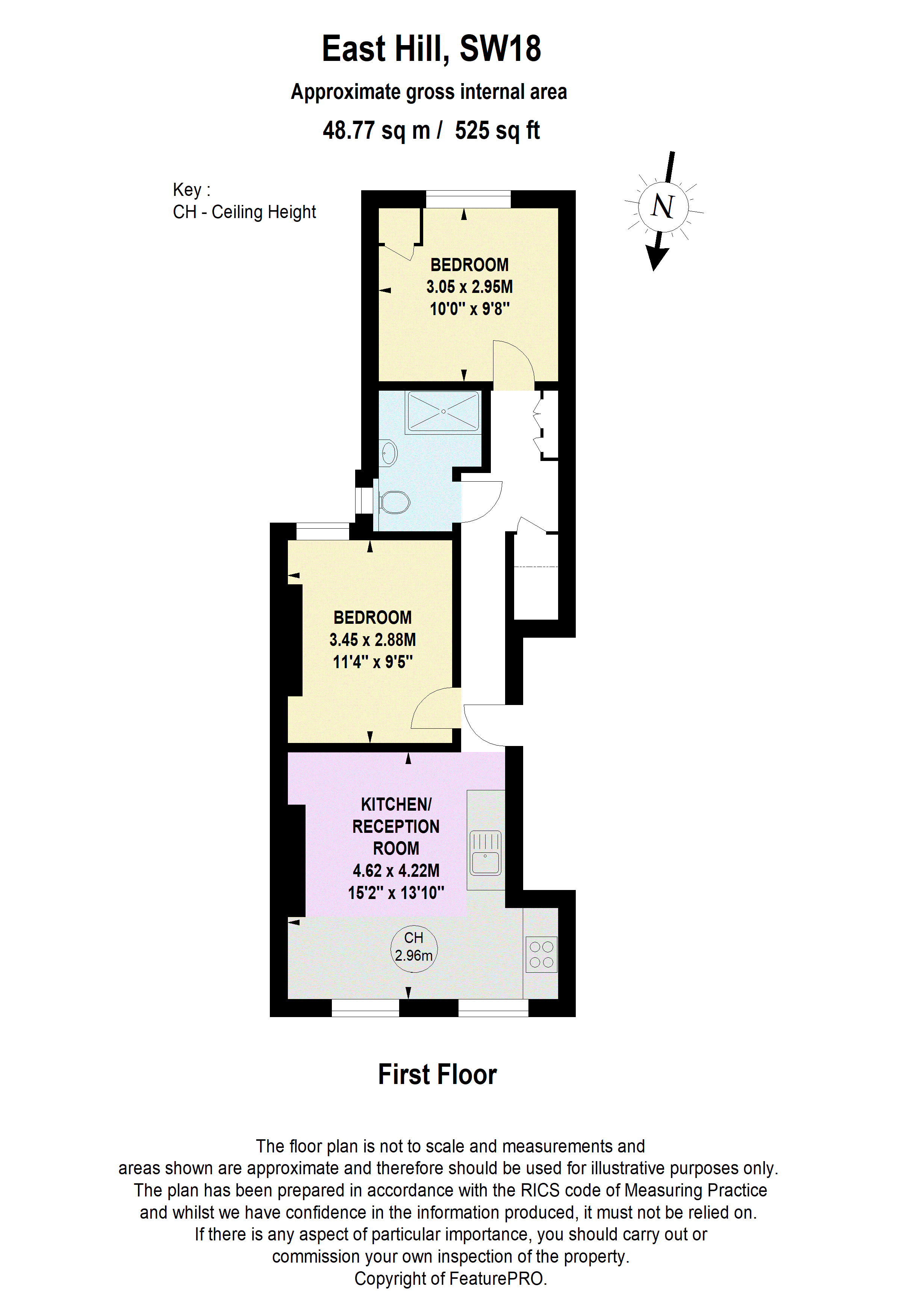 East Hill, Wandsworth, London SW18, 2 bedroom flat for sale 56347636