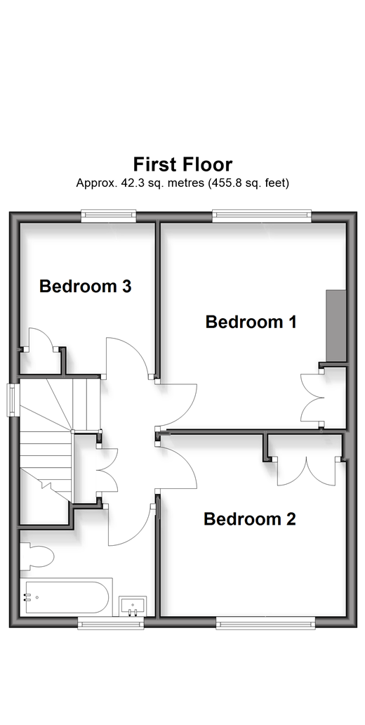 Elm Lane Calbourne, Newport floorplan