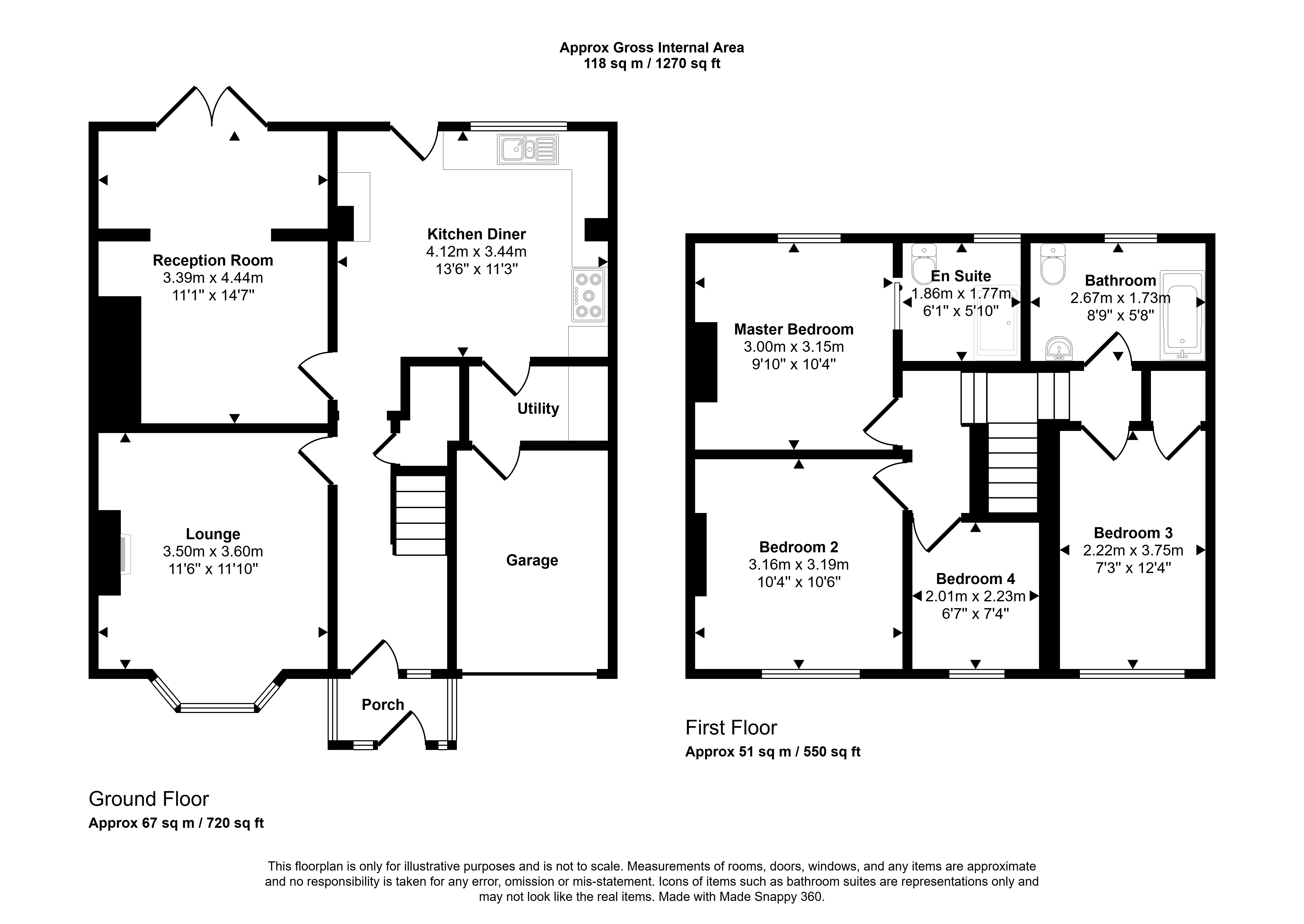 18, Tarset Road, Whitley Bay floorplan