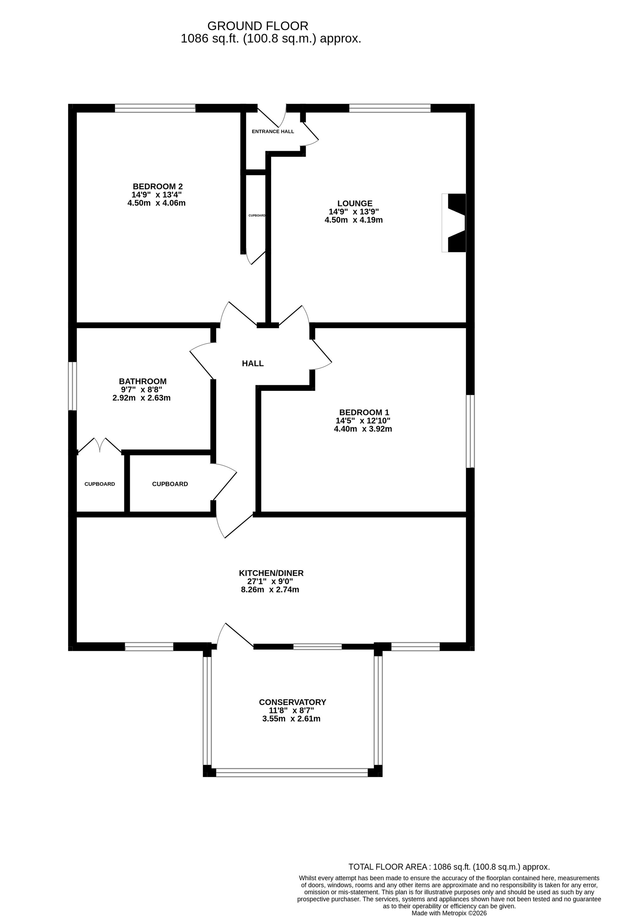 Oak Tree Cottage, Auchterarder floorplan