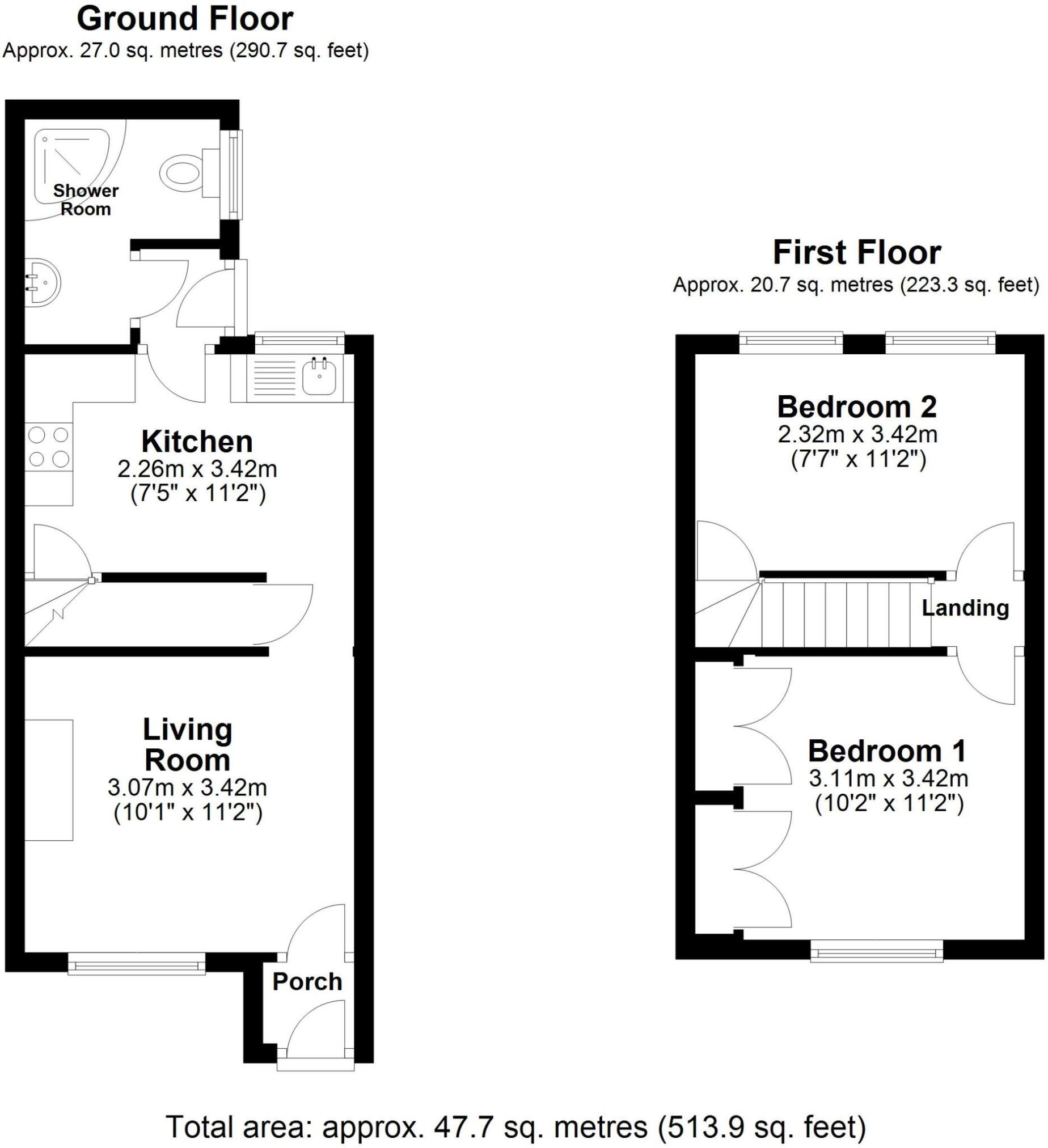 36, Stanhope Road, Kent floorplan