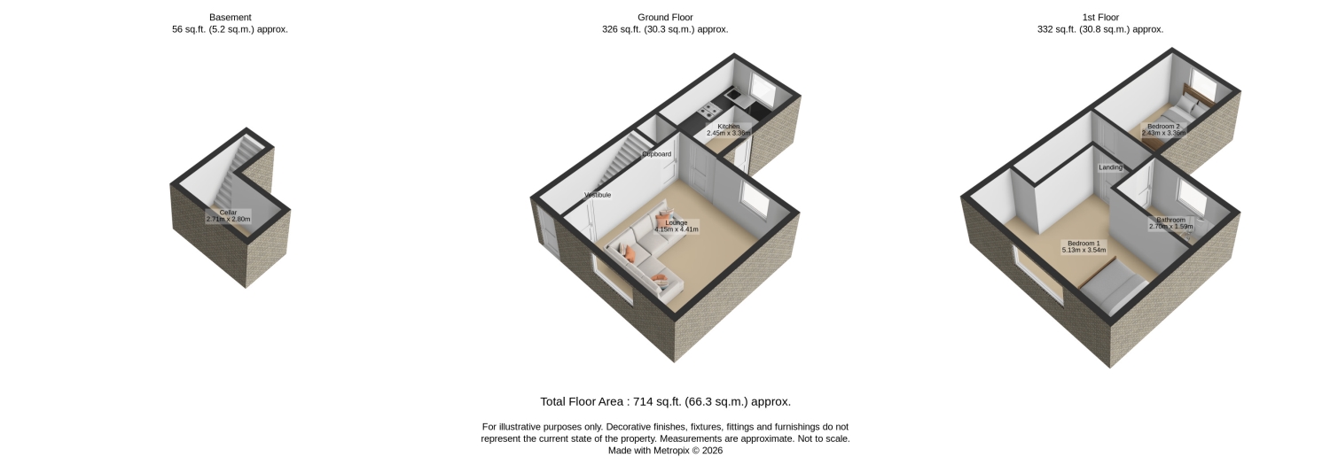 2, Broomfield Terrace, Cleckheaton floorplan