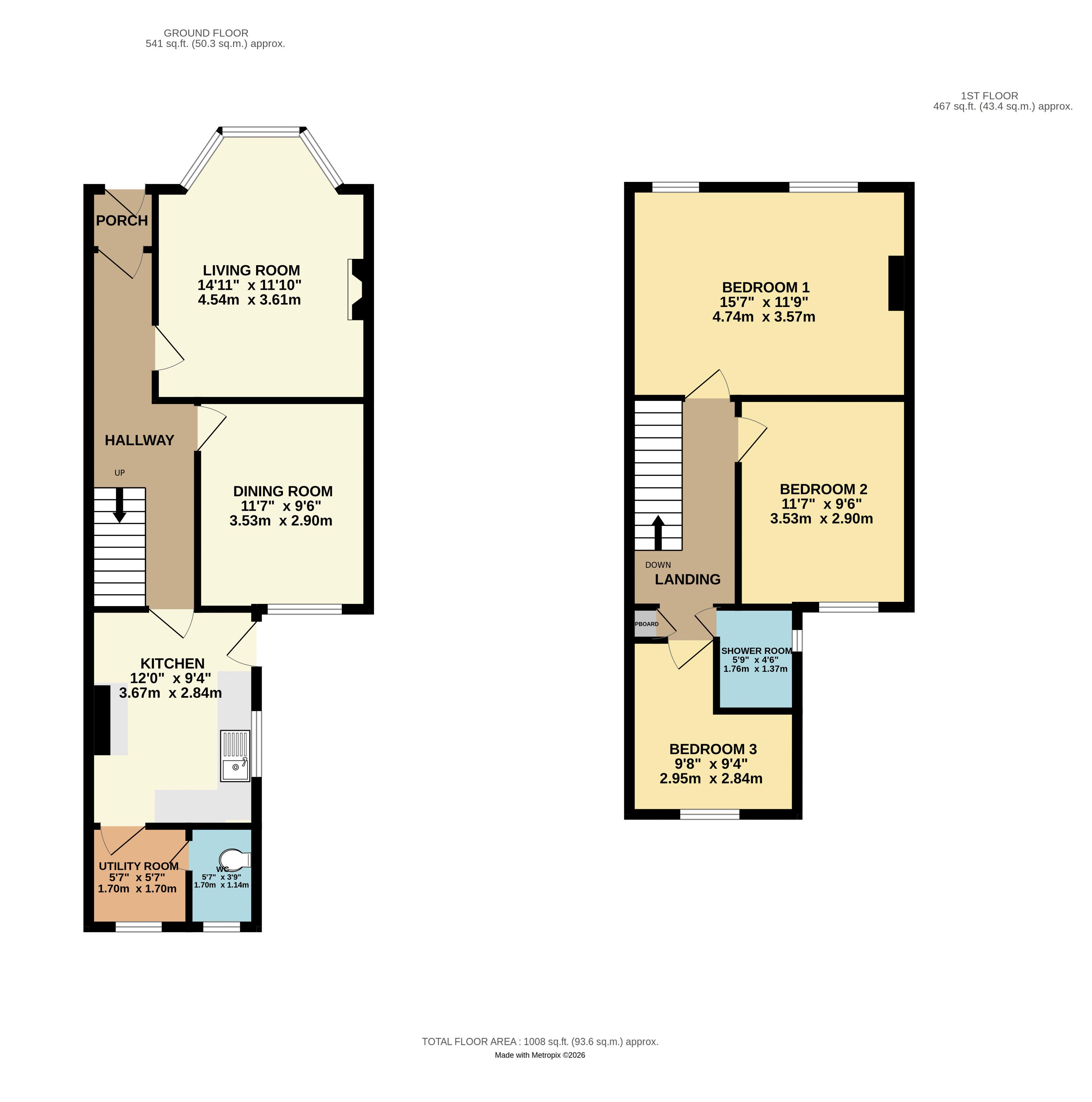 Widey View, Plymouth floorplan