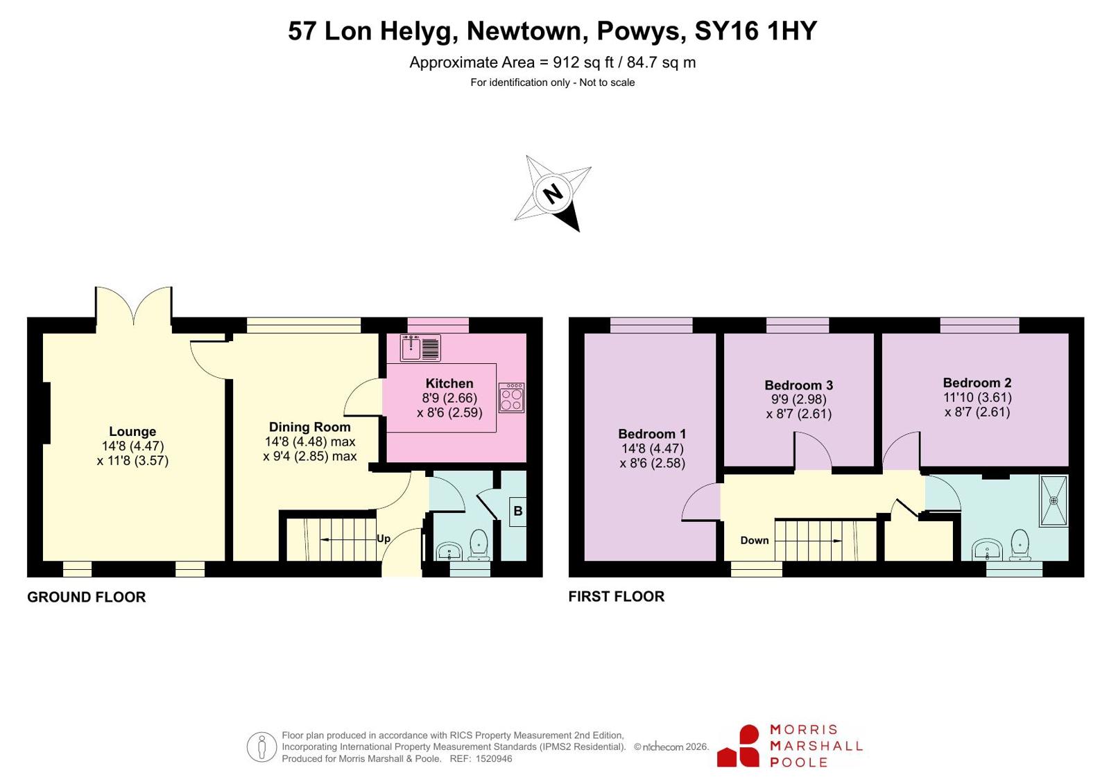 57, Lon Helyg, Powys floorplan
