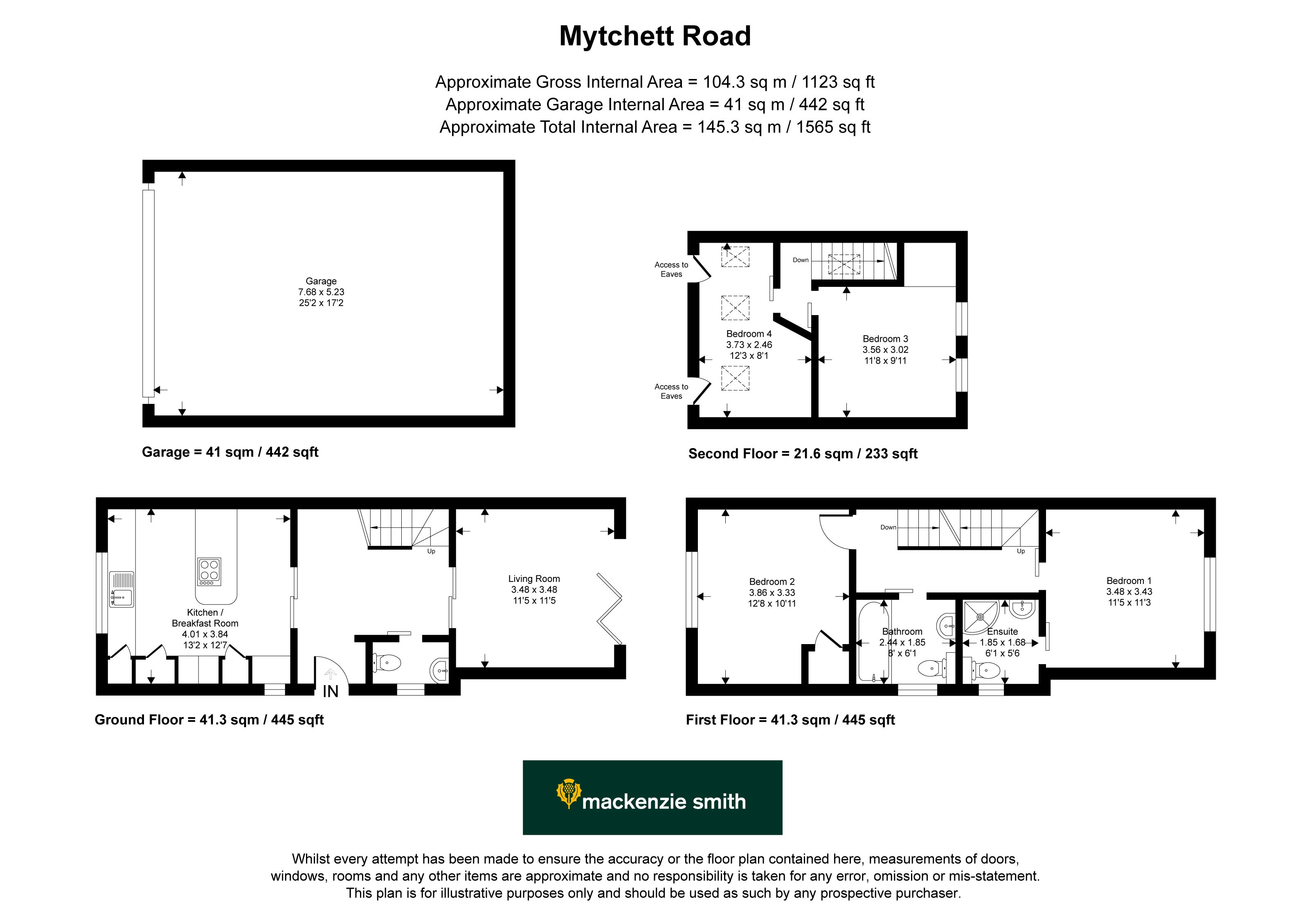 266, Mytchett Road, Camberley floorplan