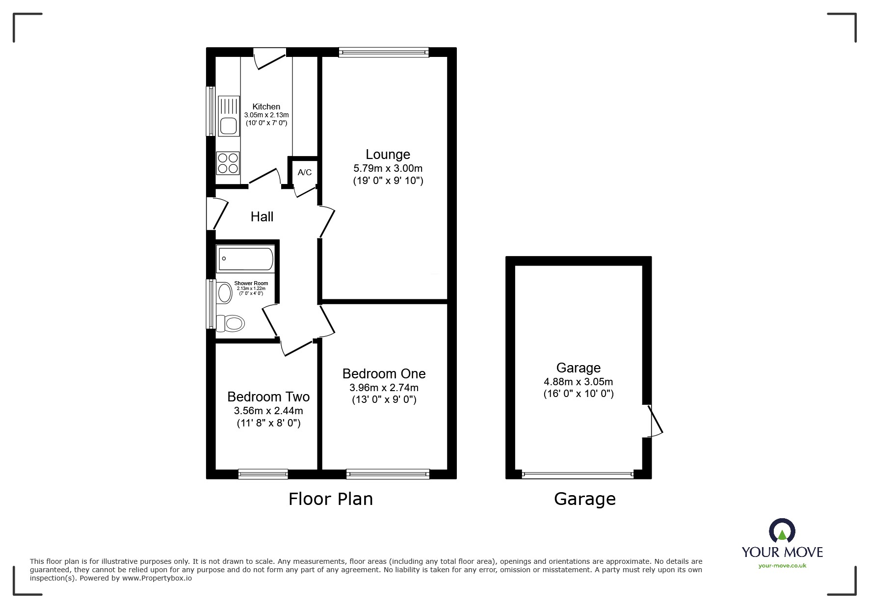 13, Priory Close, Coalville floorplan