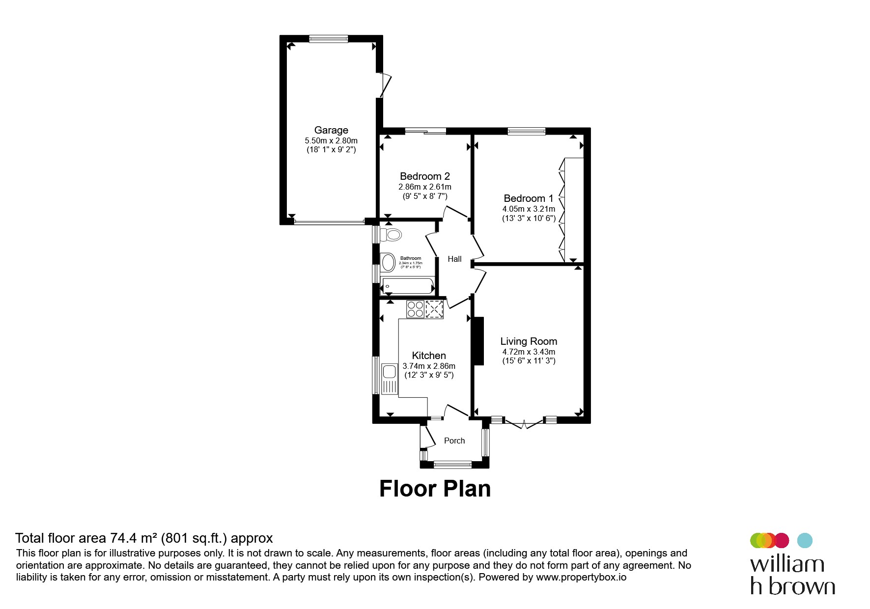 64, Cawley Lane, HECKMONDWIKE floorplan