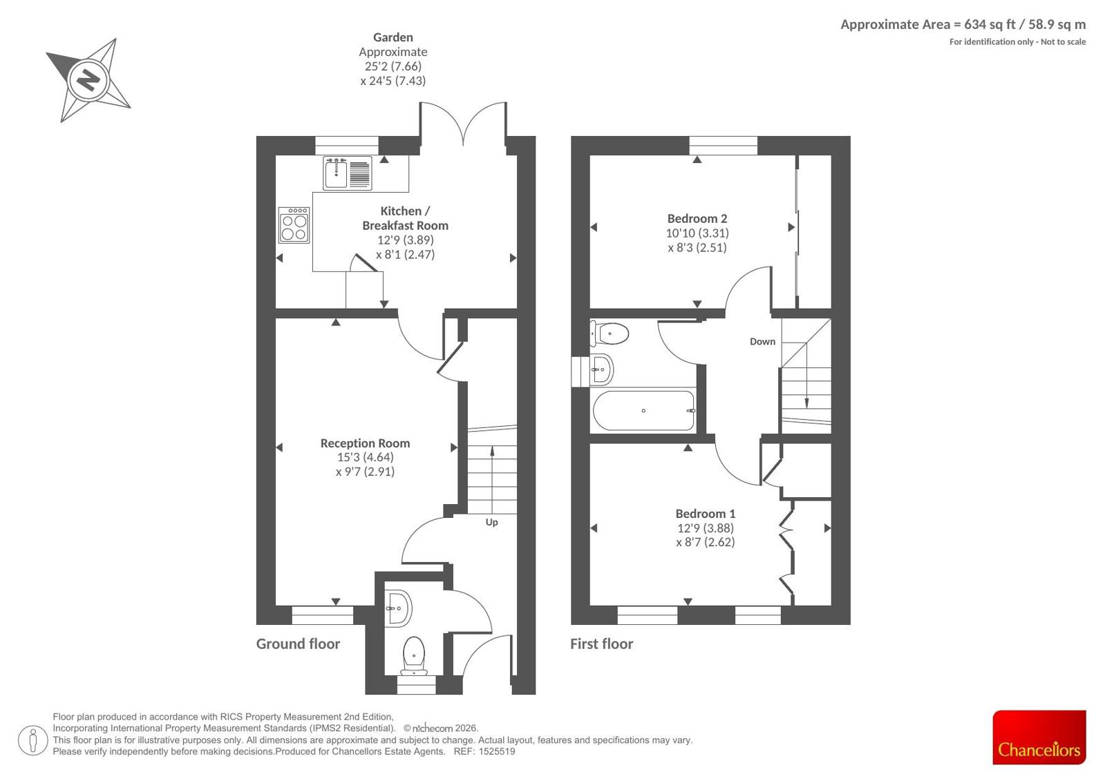 32, Olley Crescent, Oxfordshire floorplan