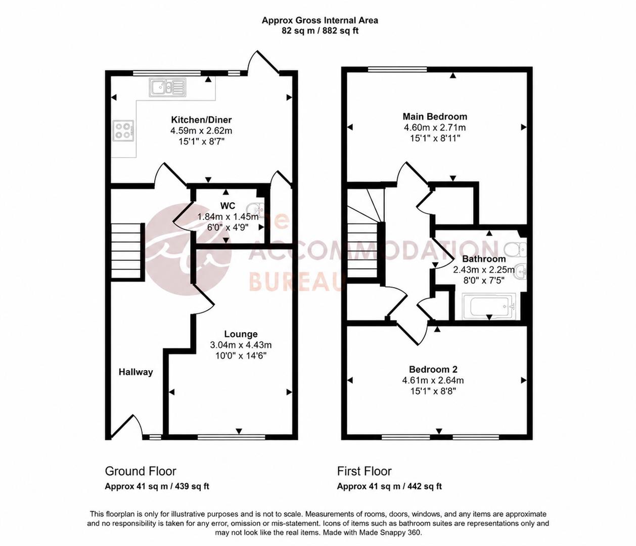 37, Lamorrick Drive, Bodmin floorplan