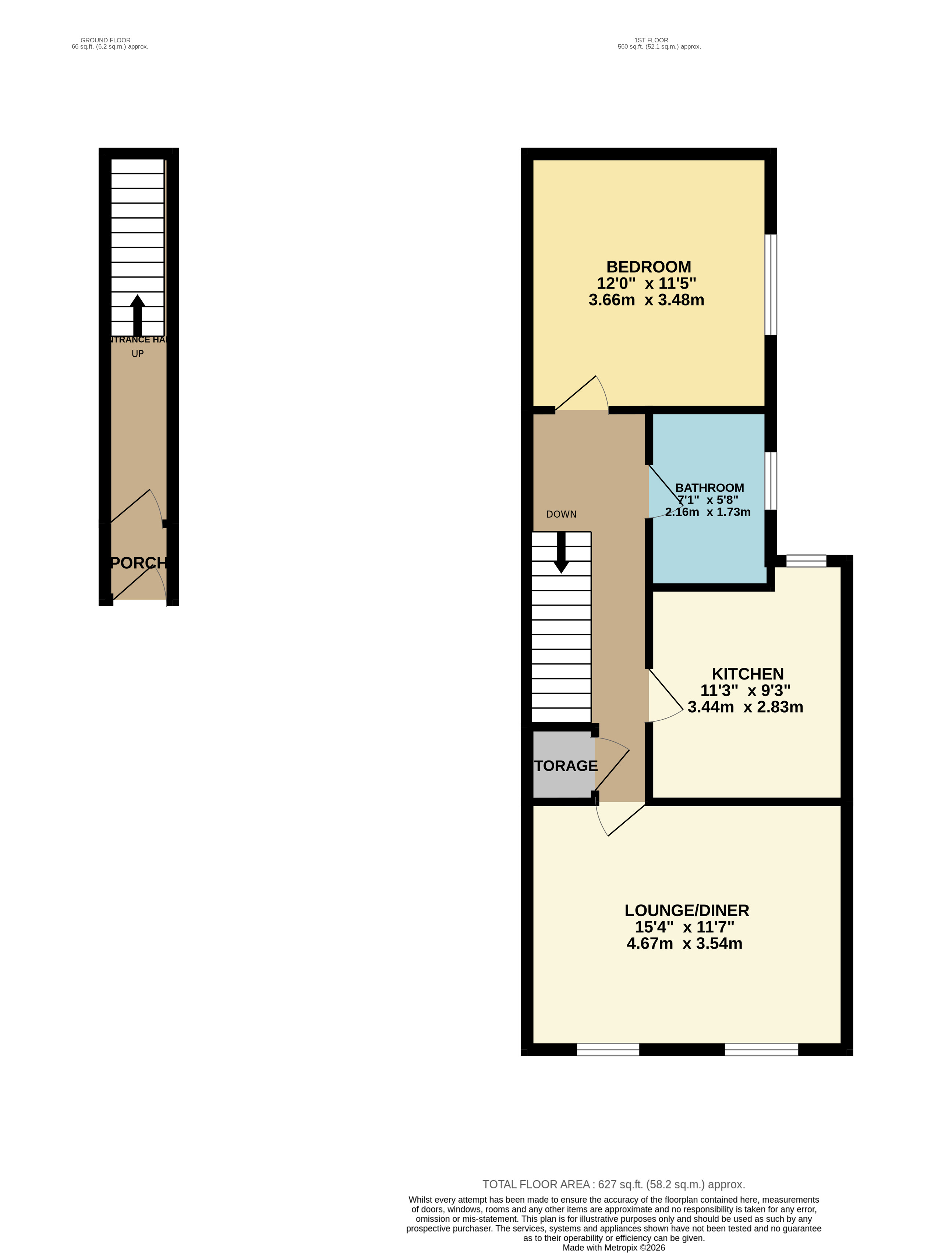 Reginald Street, Luton floorplan