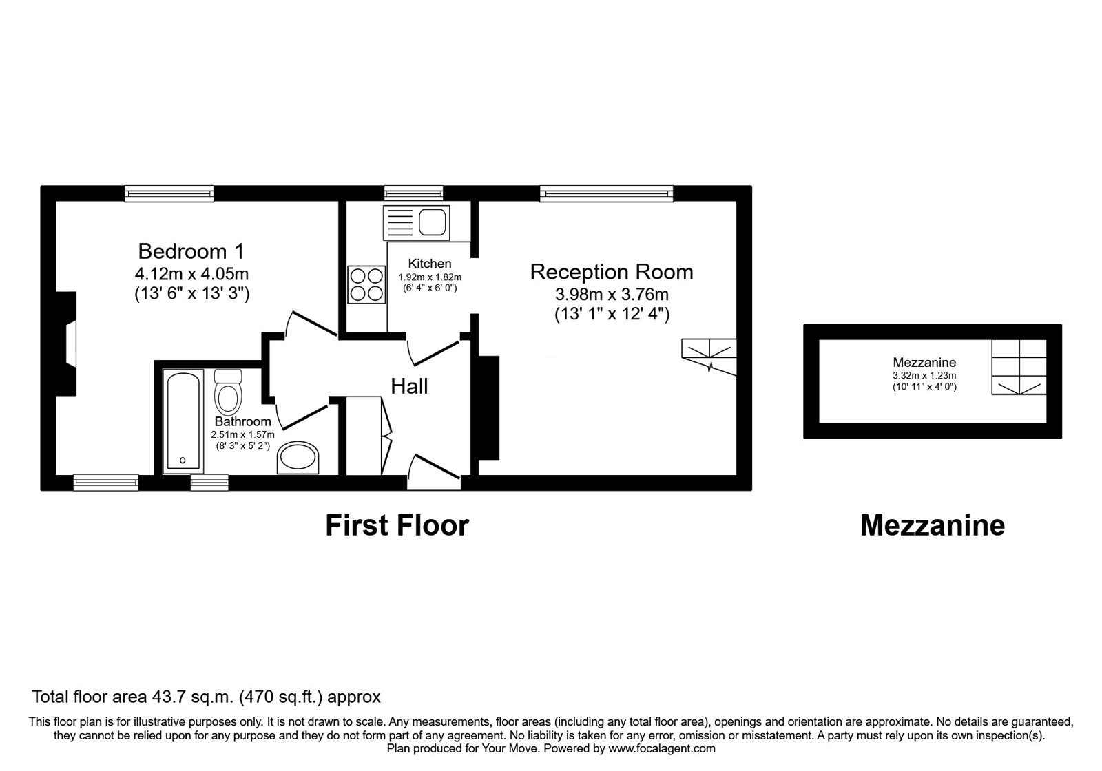 Flat 3, 41, Kings Road, East Sussex floorplan
