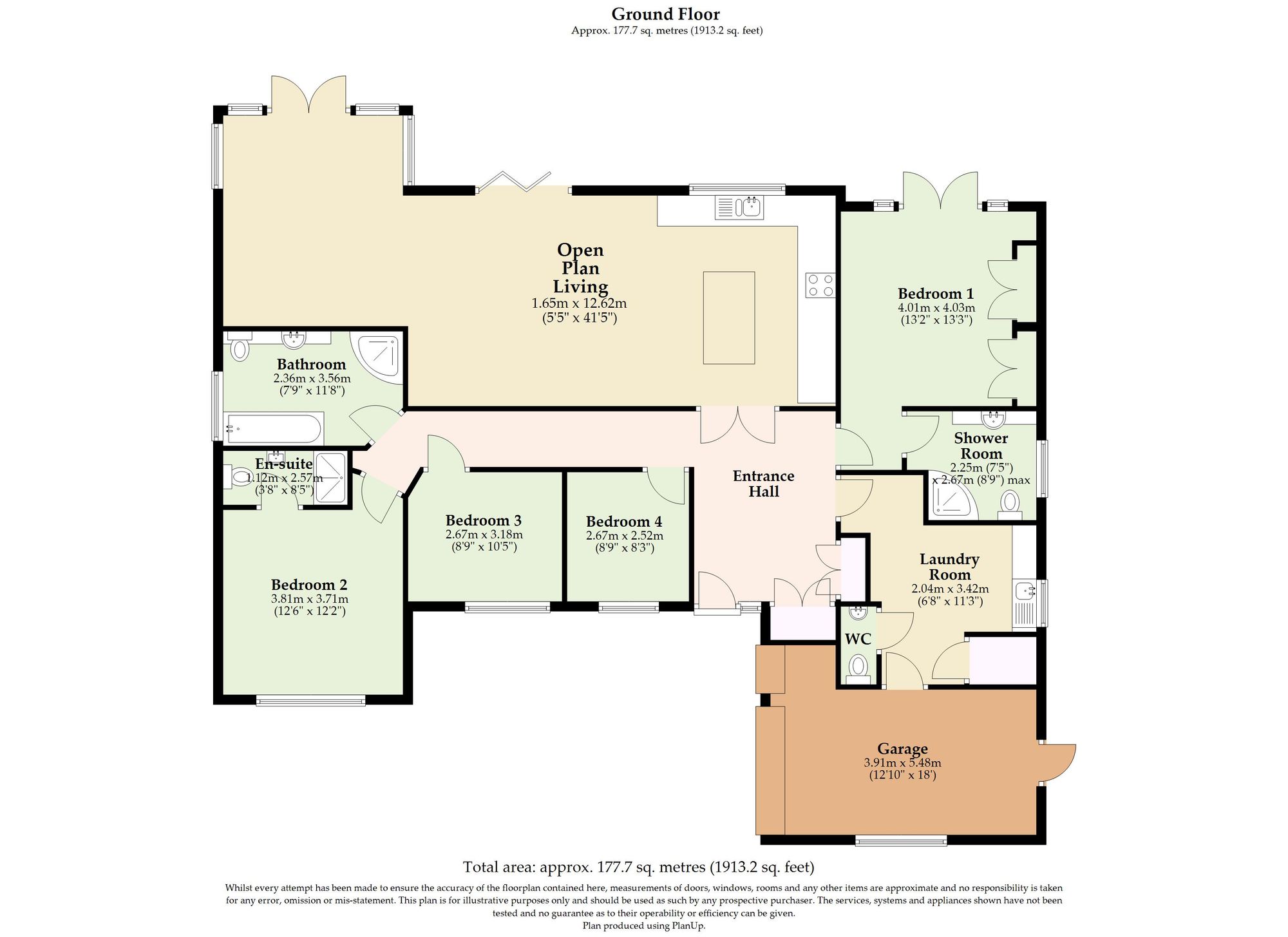 1 Marjorie Loke, North Walsham floorplan