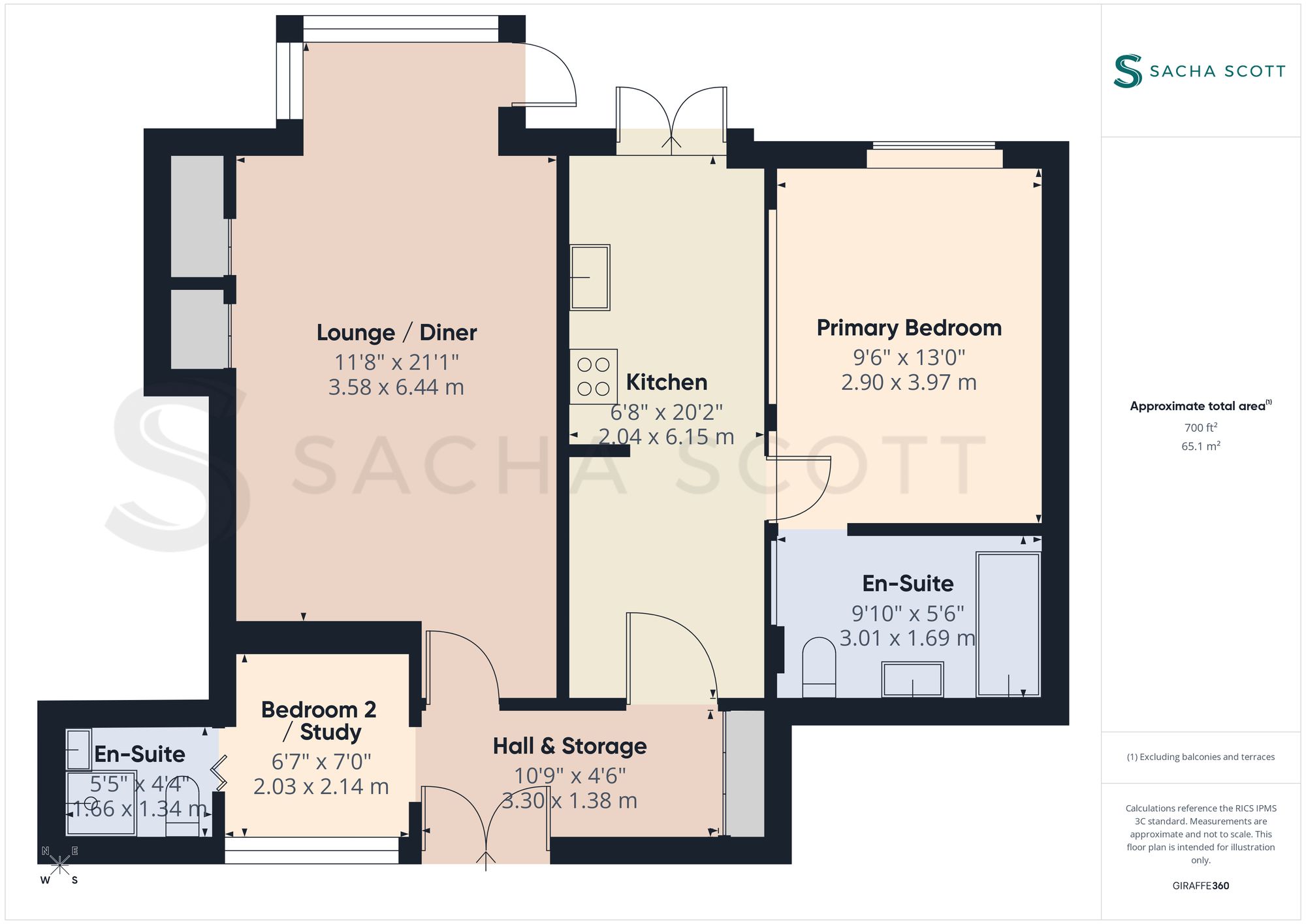 2 Grove House The Grove, Epsom floorplan