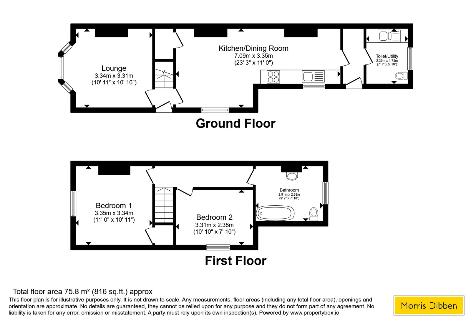 87, Priory Road, Hampshire floorplan
