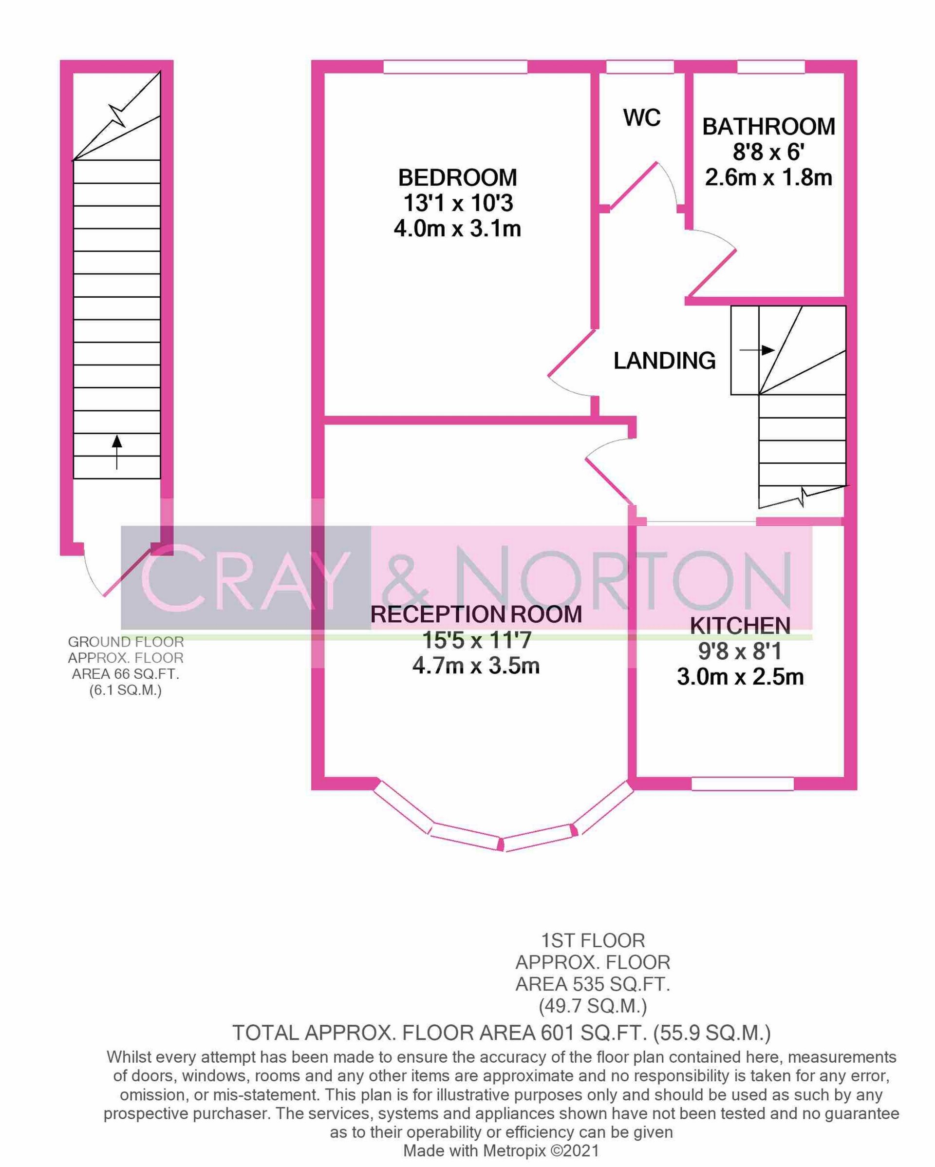 54a, Bingham Road, Croydon floorplan