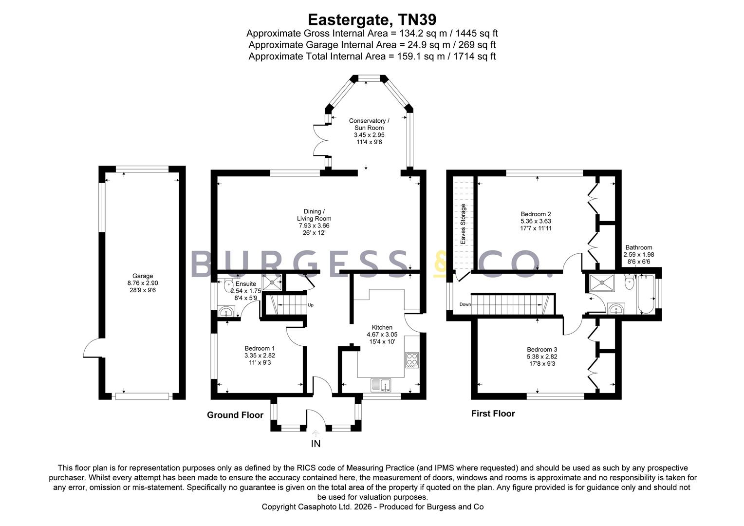 67, Eastergate, Bexhill-On-Sea floorplan