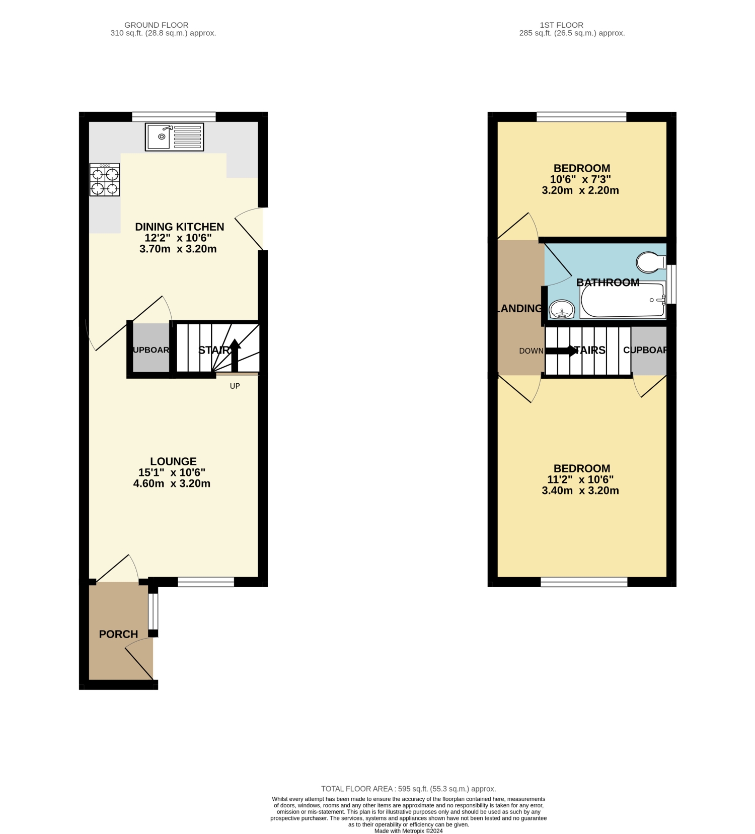 25, Windermere Avenue, Dronfield floorplan