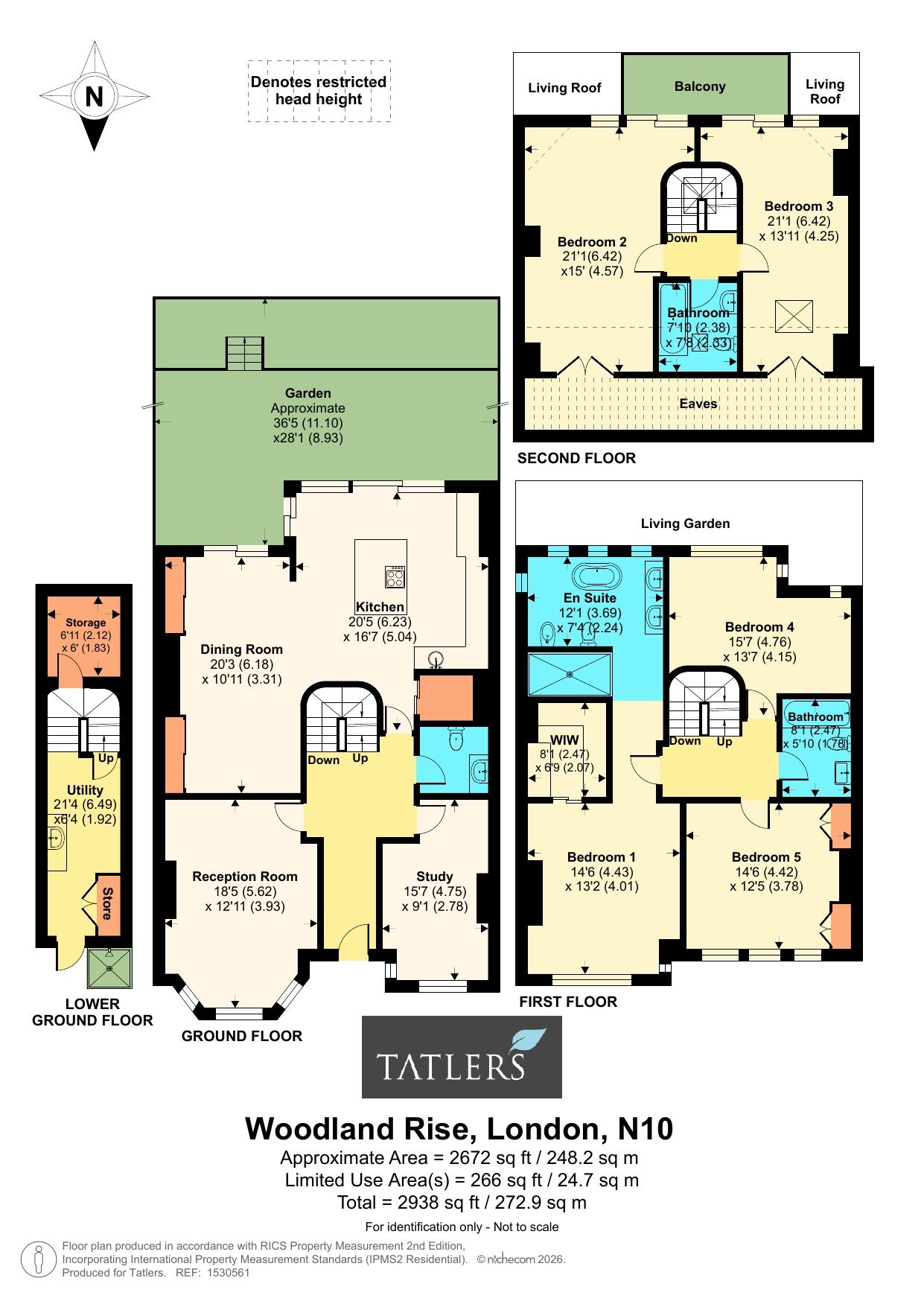 Woodland Rise, London floorplan