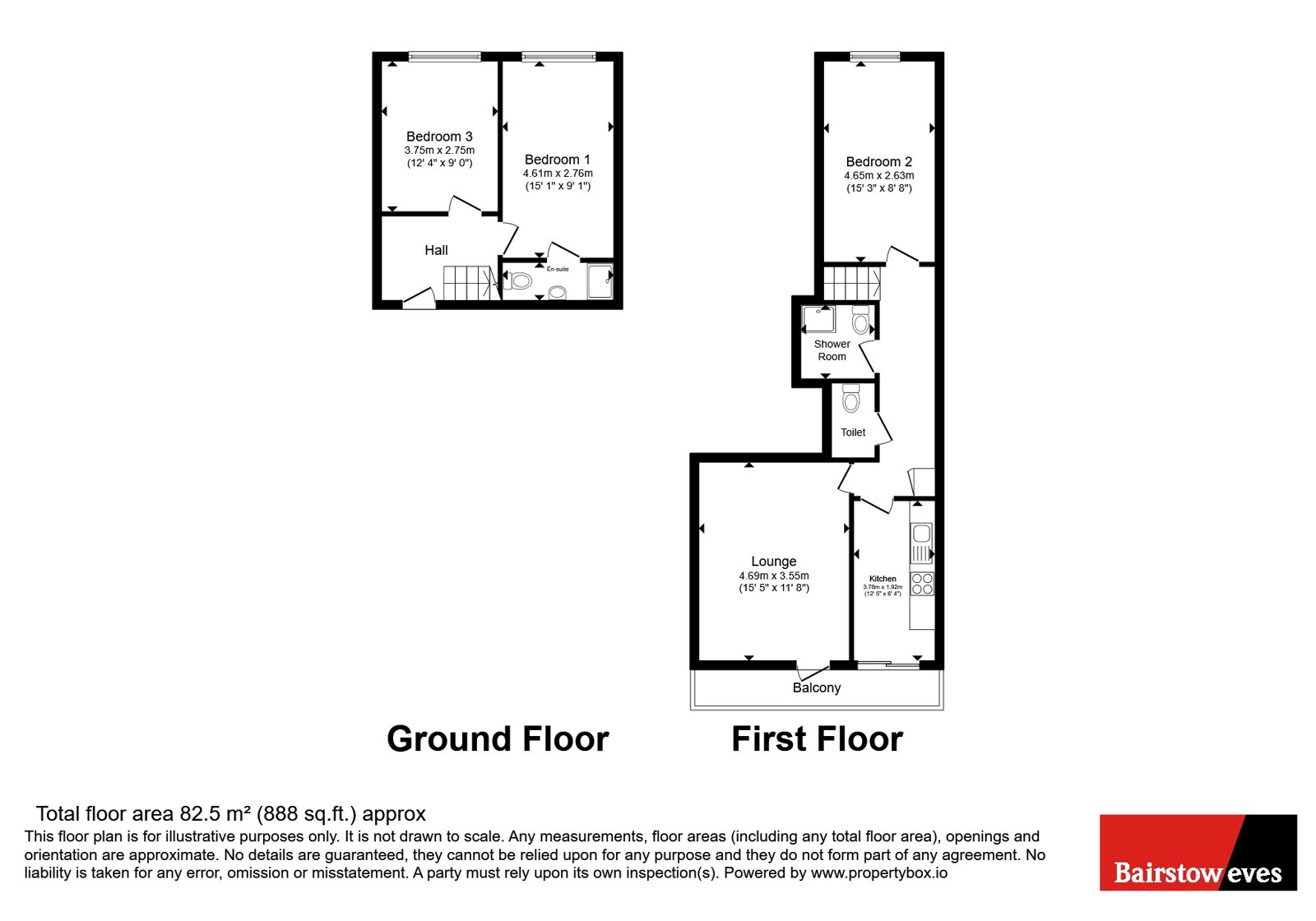 Flat 78, Fred Wigg Tower,, Montague Road, London floorplan