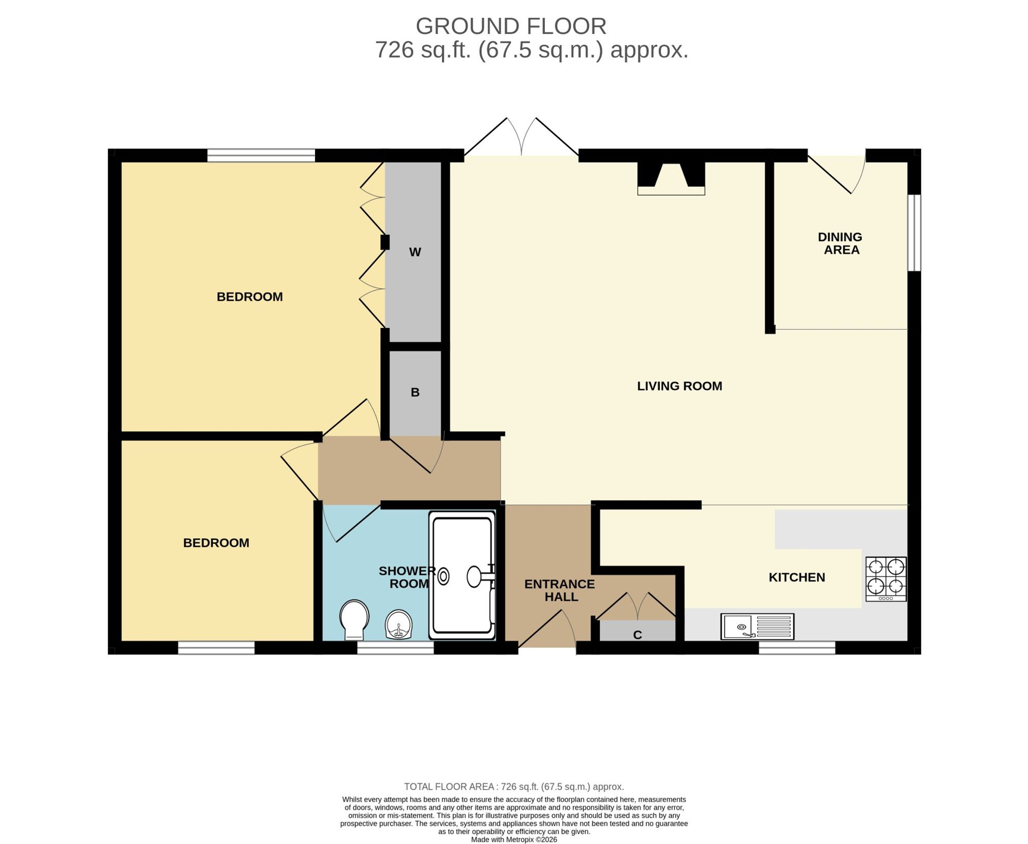 31 Linden Avenue, Newquay floorplan
