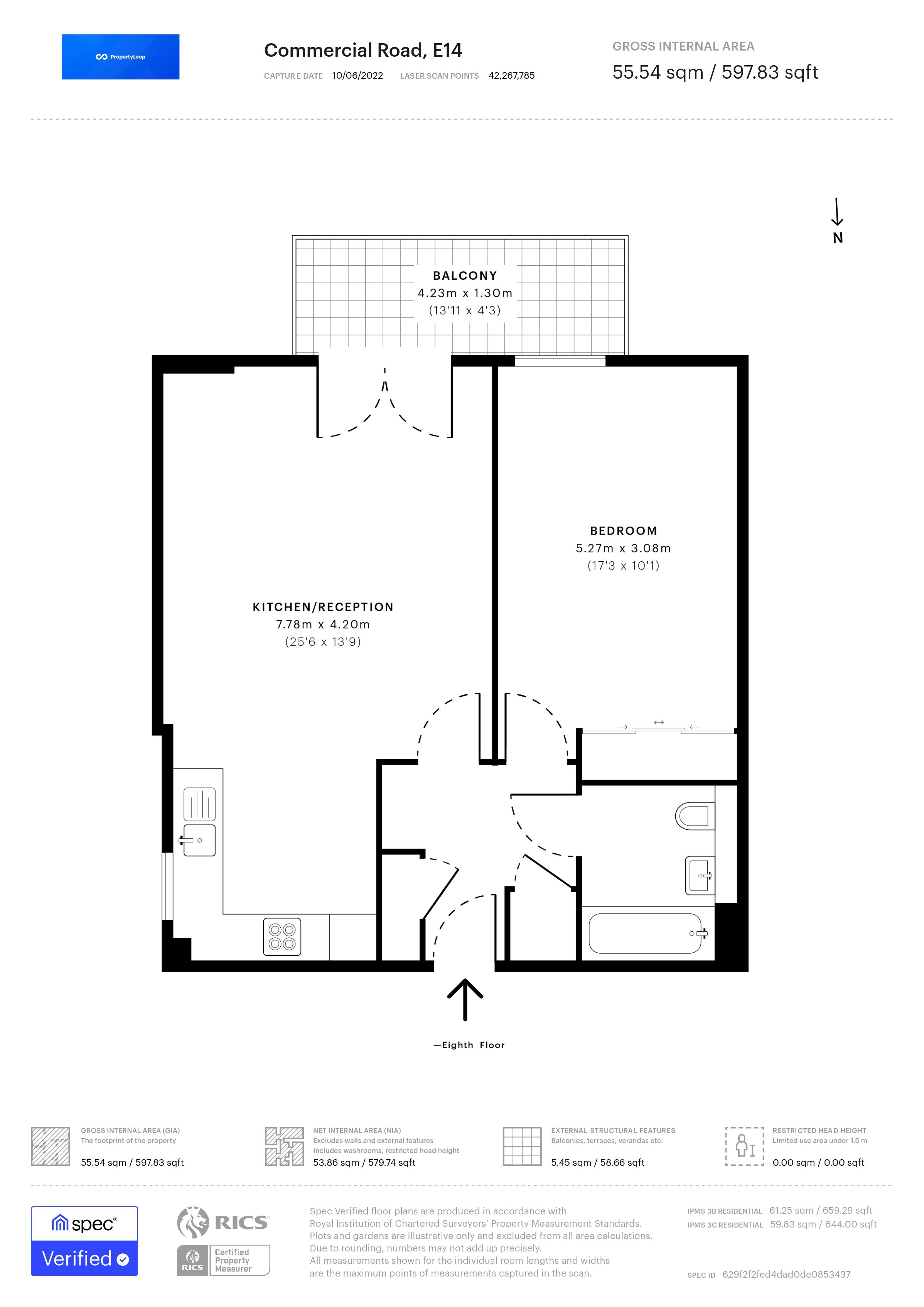 Flat 14, London floorplan