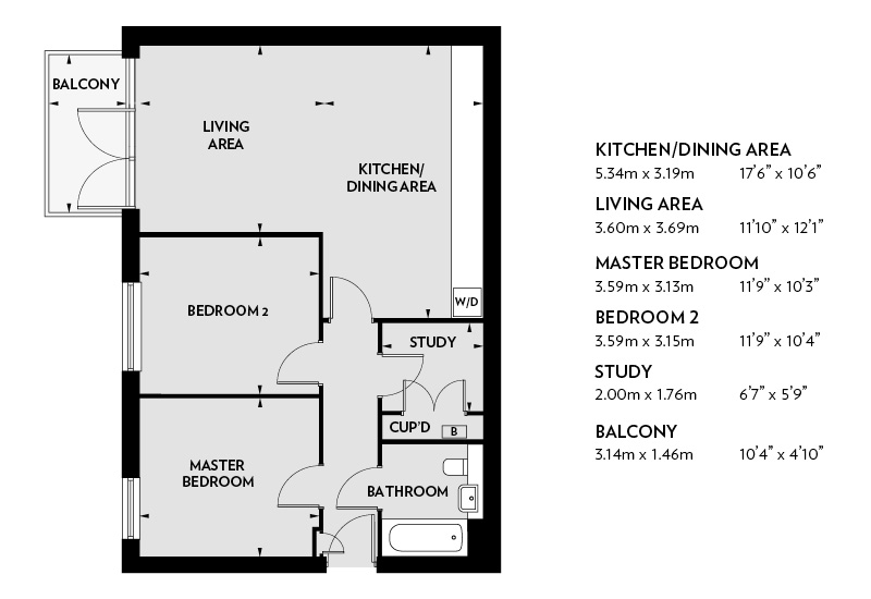 2 Bedrooms Flat for sale in The Hobson Collection At Abode, Off Addenbrooke's Road, Trumpington, Cambridgeshire CB2