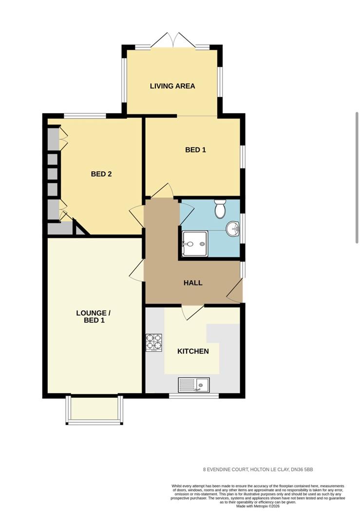 8, Evendine Court, Grimsby floorplan