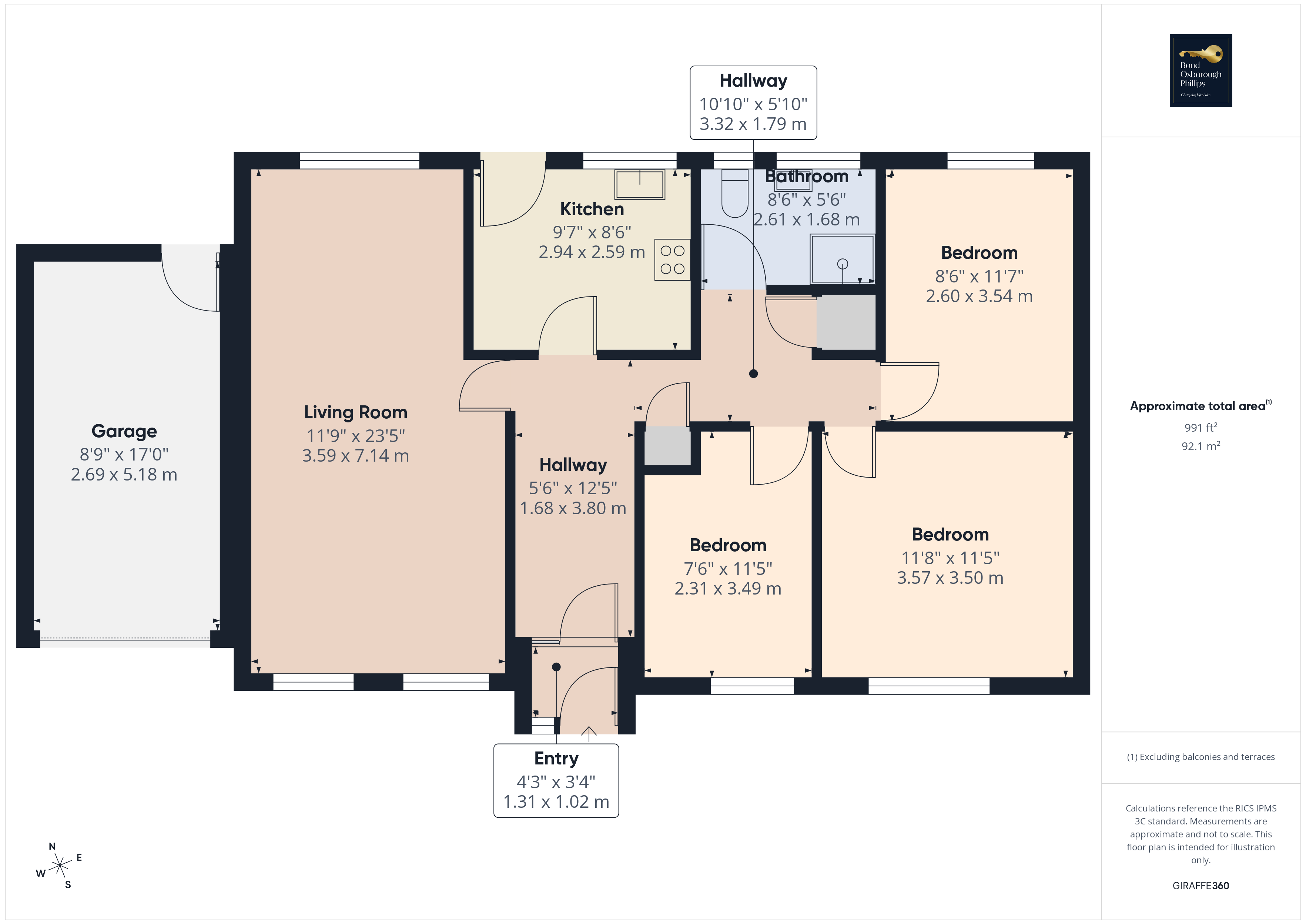 17, Trehannick Close, Bodmin floorplan