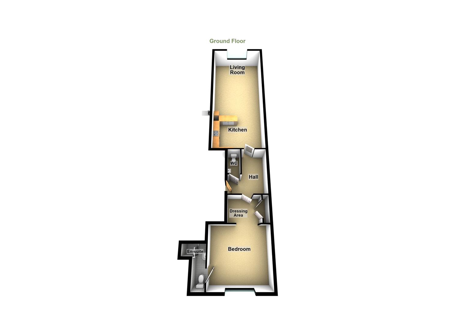 Victoria Apartments, Diamond Street, Saltburn-By-The-Sea floorplan