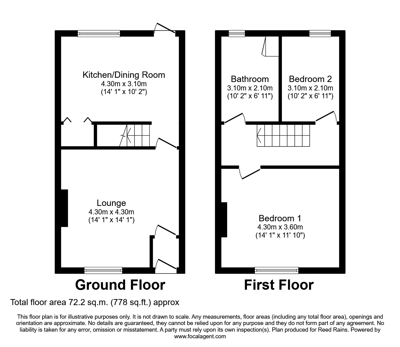 Chaddock Lane, Worsley, Manchester, Greater Manchester M28, 2 bedroom terraced house for sale
