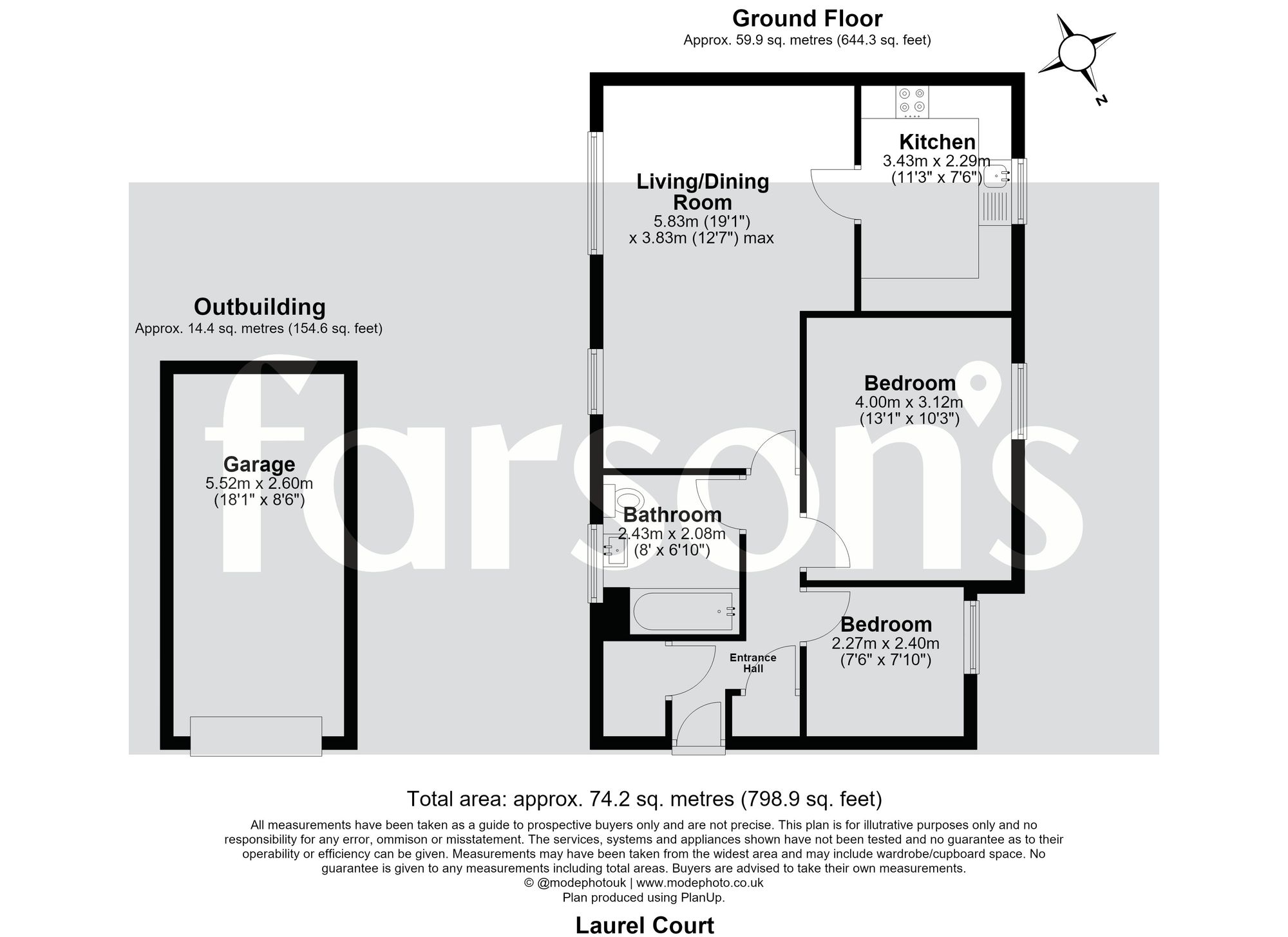3 Laurel Court The Spinney, Brentwood floorplan