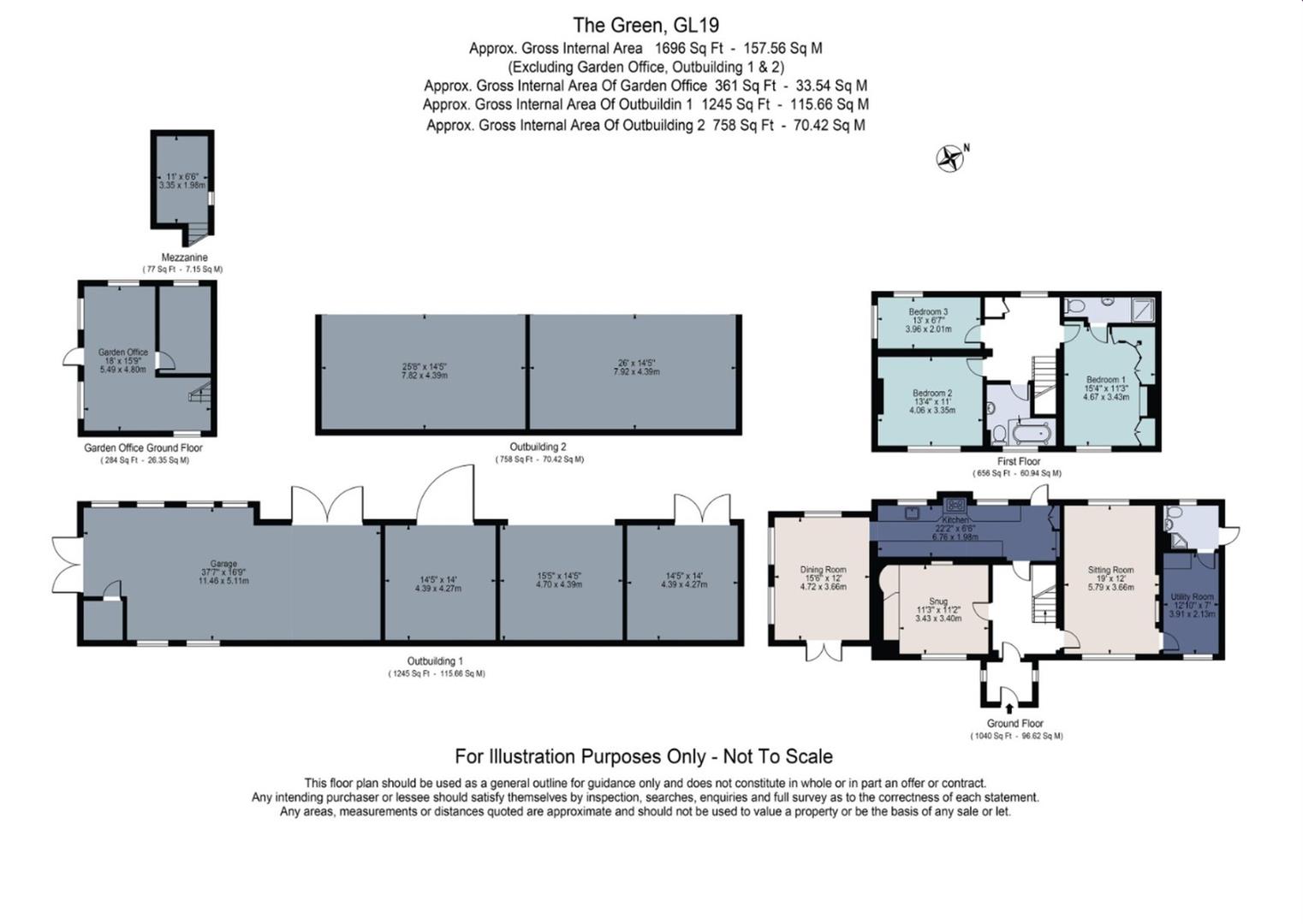Cotswold View, The Green, Ashleworth floorplan