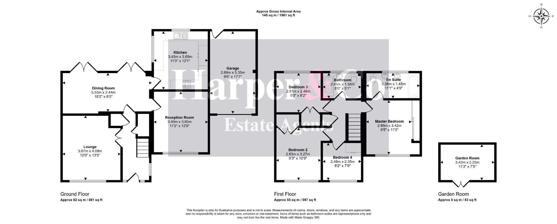 9, Hollystone Court, Billingham floorplan