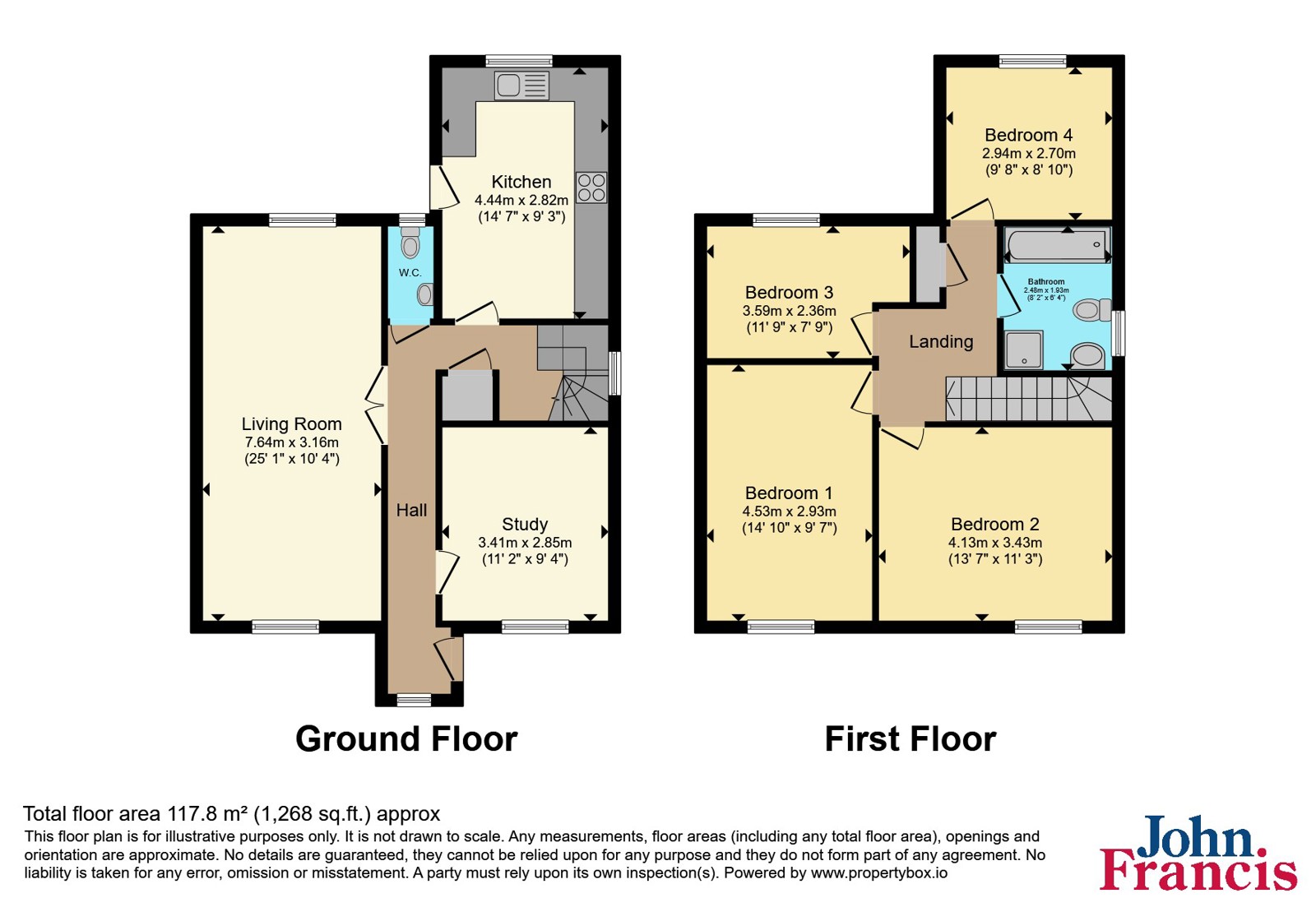 1, Llys Royal Oak, Pontardawe floorplan
