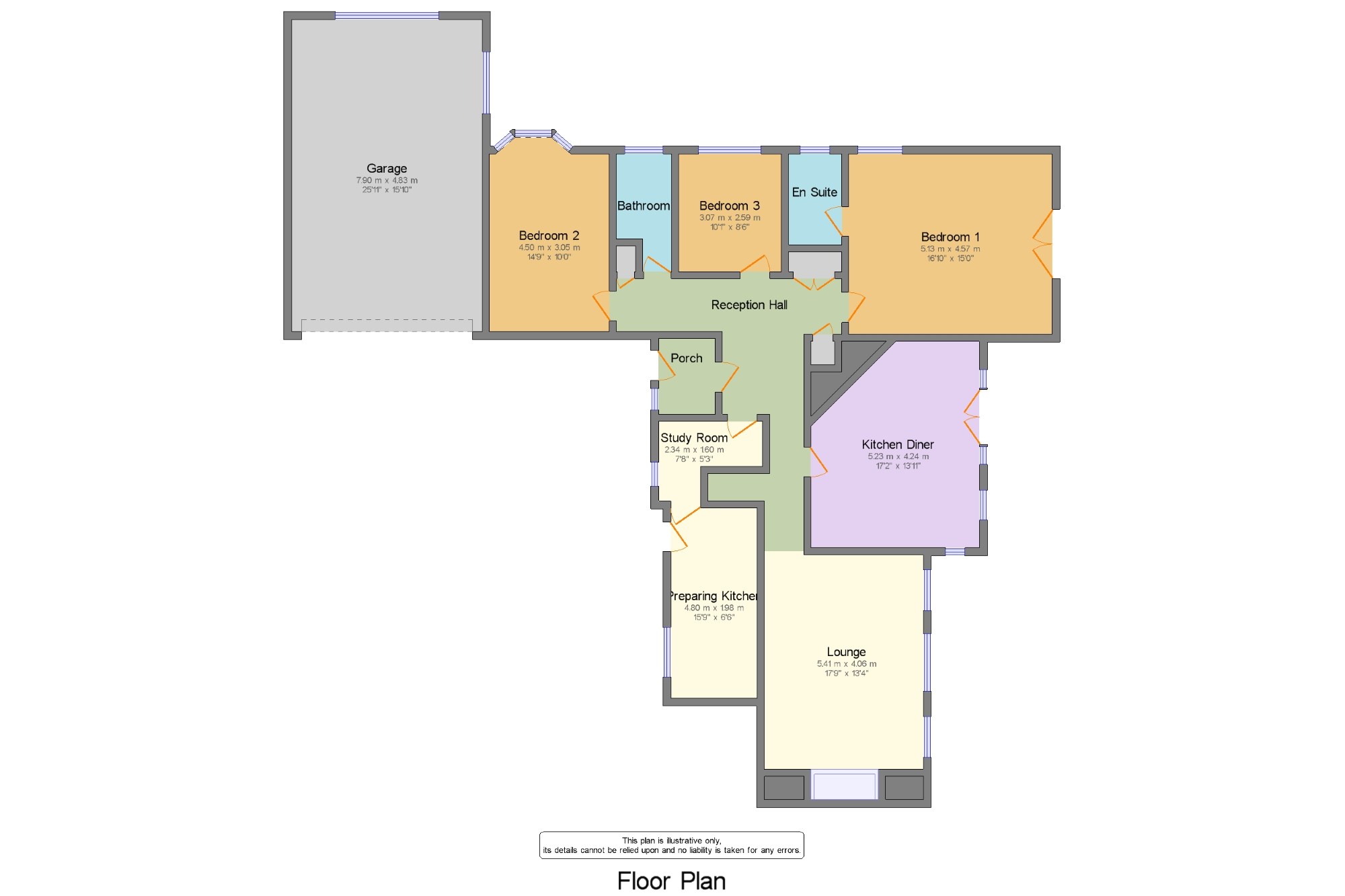 3 Bedrooms Detached house for sale in Henryd, Conwy LL32