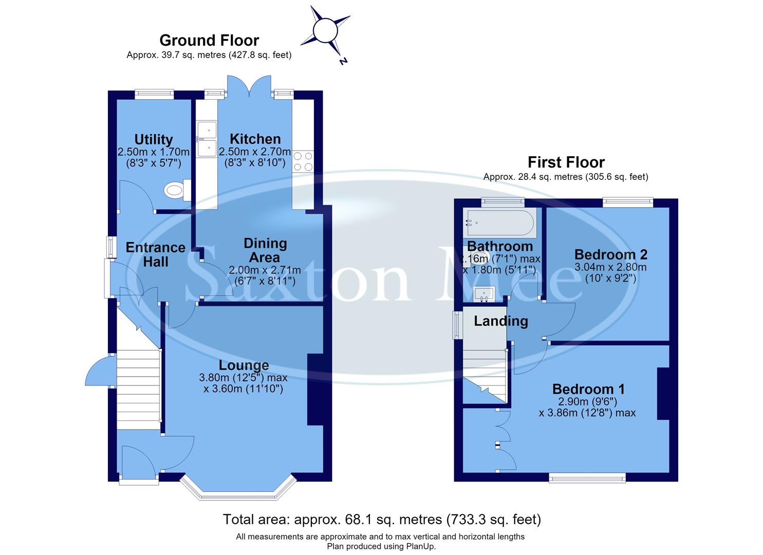 36, Cross Lane, Sheffield floorplan