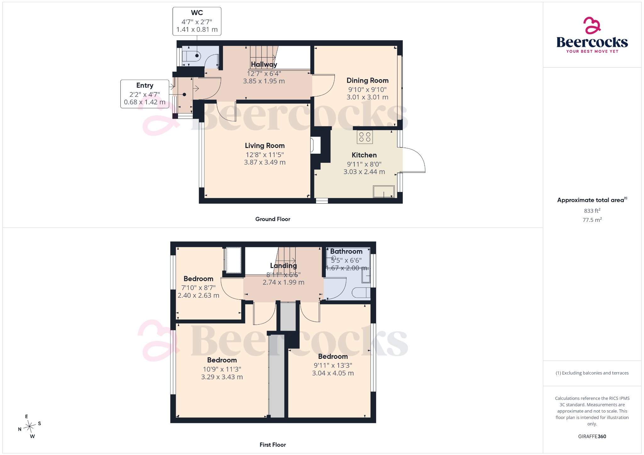 12 Langdale Avenue, Beverley, East Riding of Yorkshire floorplan