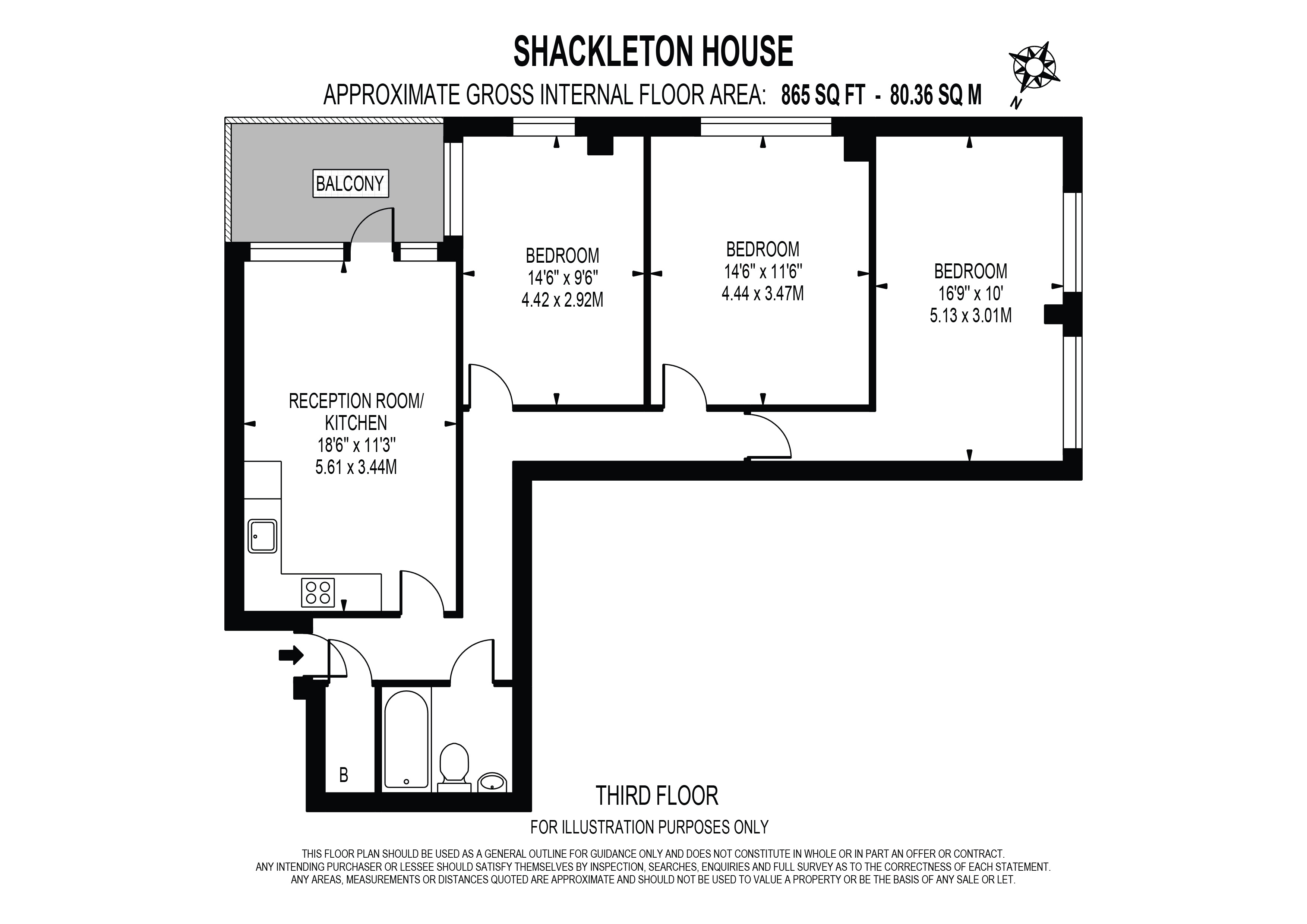 Unit 145, Shackleton House, 209, Purley Way, CROYDON floorplan